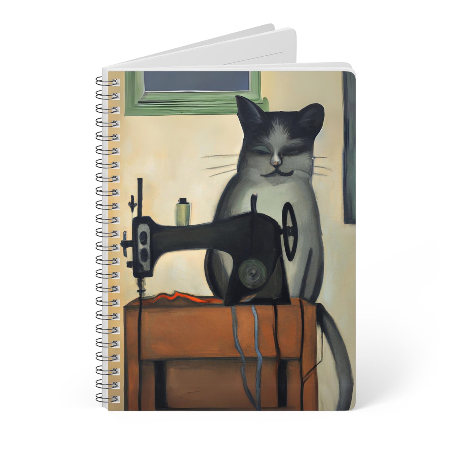 Sewing Cat #16 Notebook