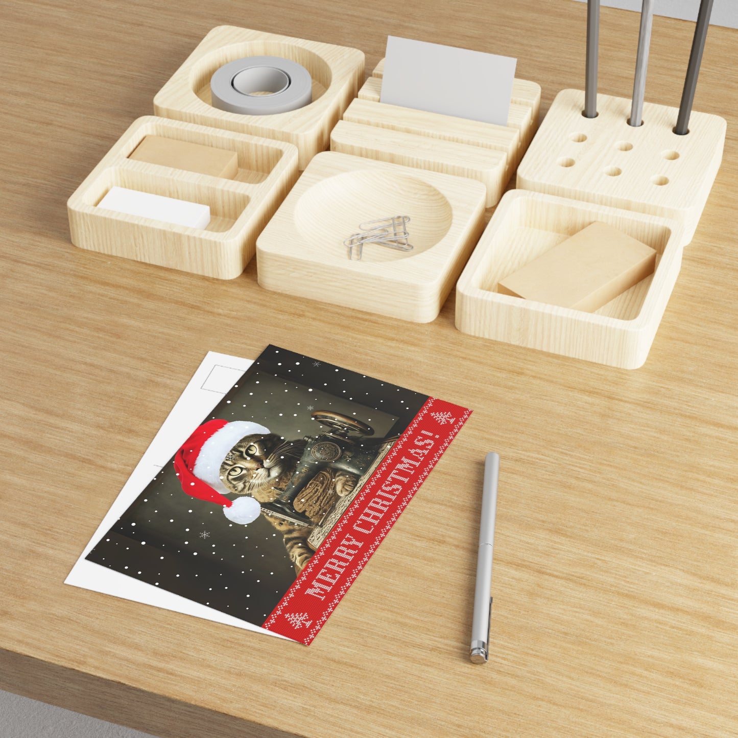 Merry Christmas Sewing Bro Postcard