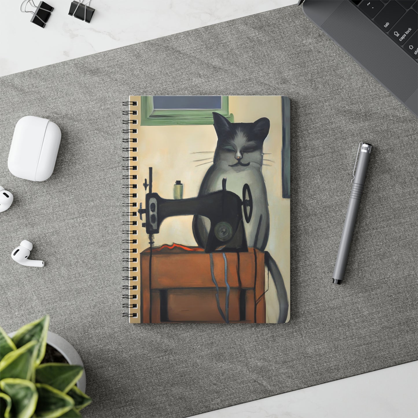 Sewing Cat #16 Notebook