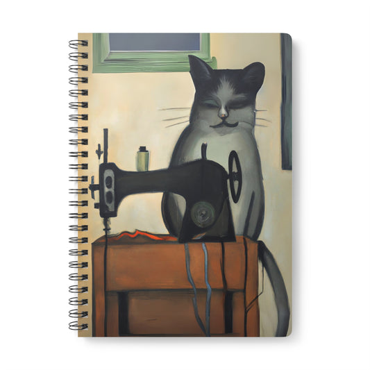 Sewing Cat #16 Notebook