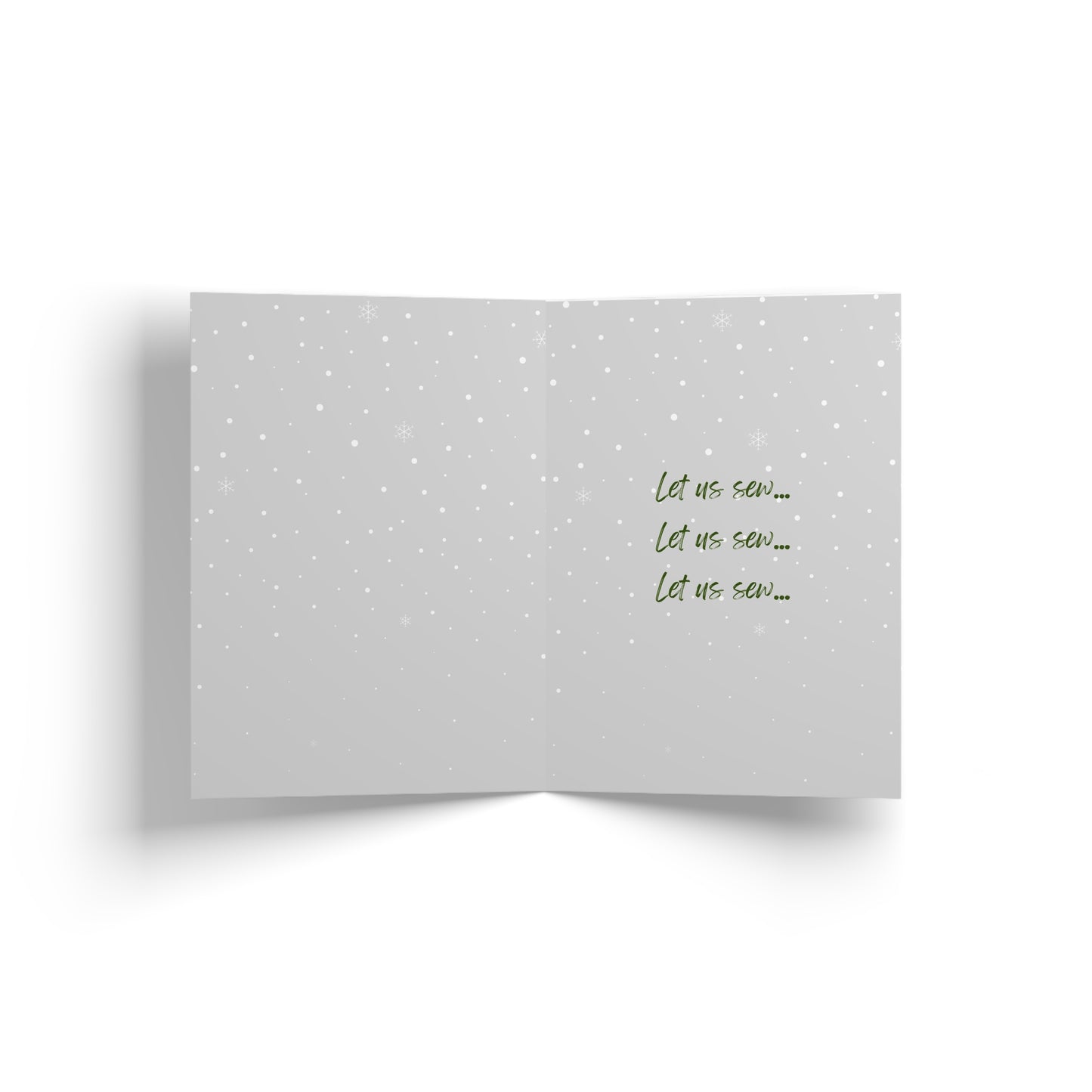 Let us Sew...  Card | Christmas Cheer
