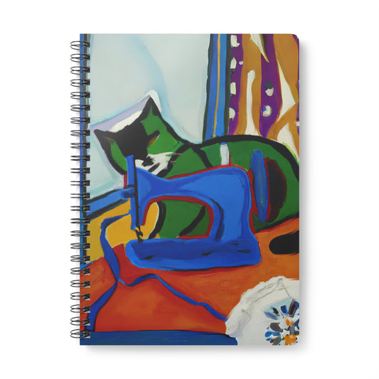 Sewing Cat #15 Notebook