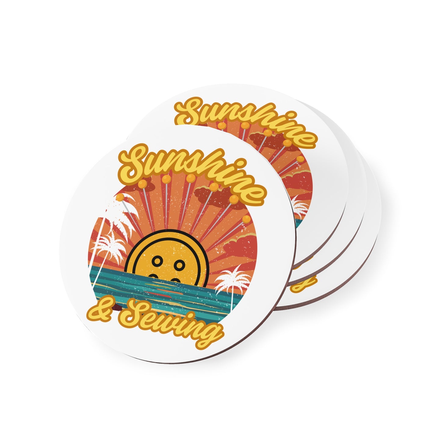 Sunshine & Sewing Coasters