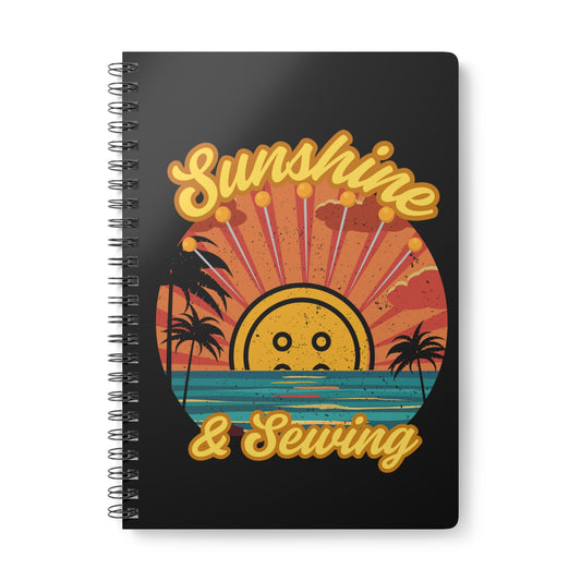 Sunshine & Sewing Notebook A5 Black