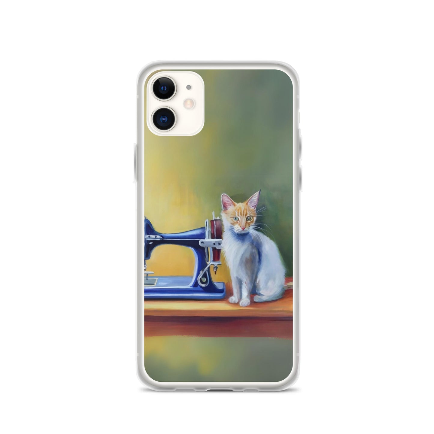 iPhone® "Sewing Cats" Clear Phone Case Design – The Perfect Gift for People who Love to Sew