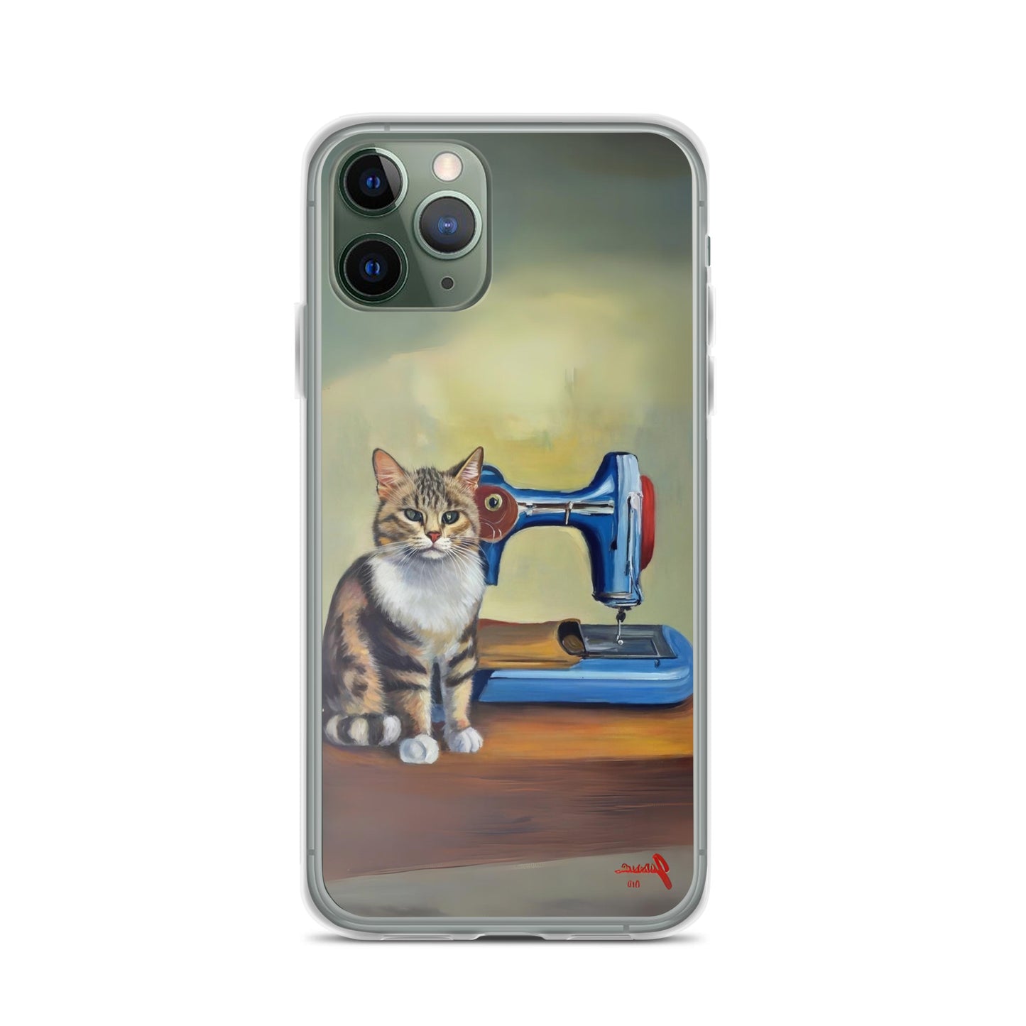 iPhone® "Sewing Cats" Clear Phone Case Design – The Perfect Gift for People who Love to Sew