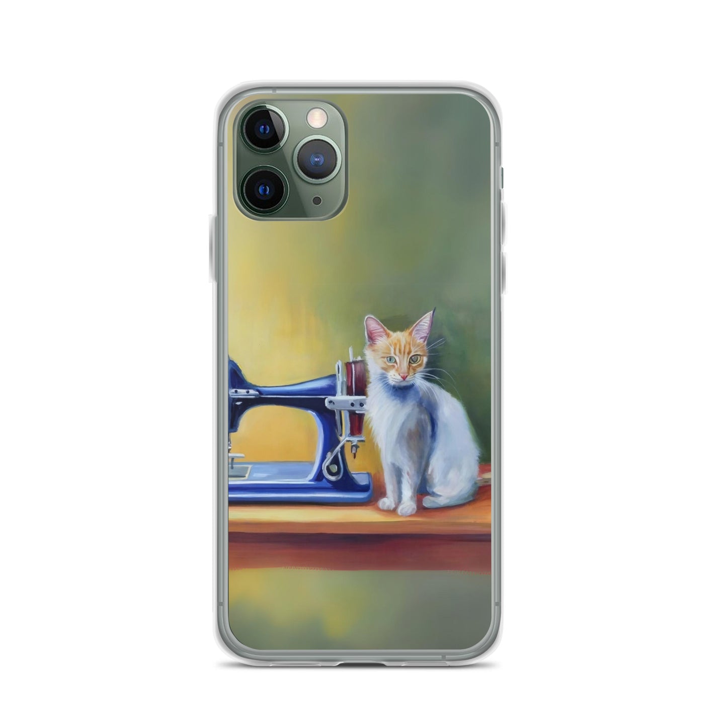 iPhone® "Sewing Cats" Clear Phone Case Design – The Perfect Gift for People who Love to Sew