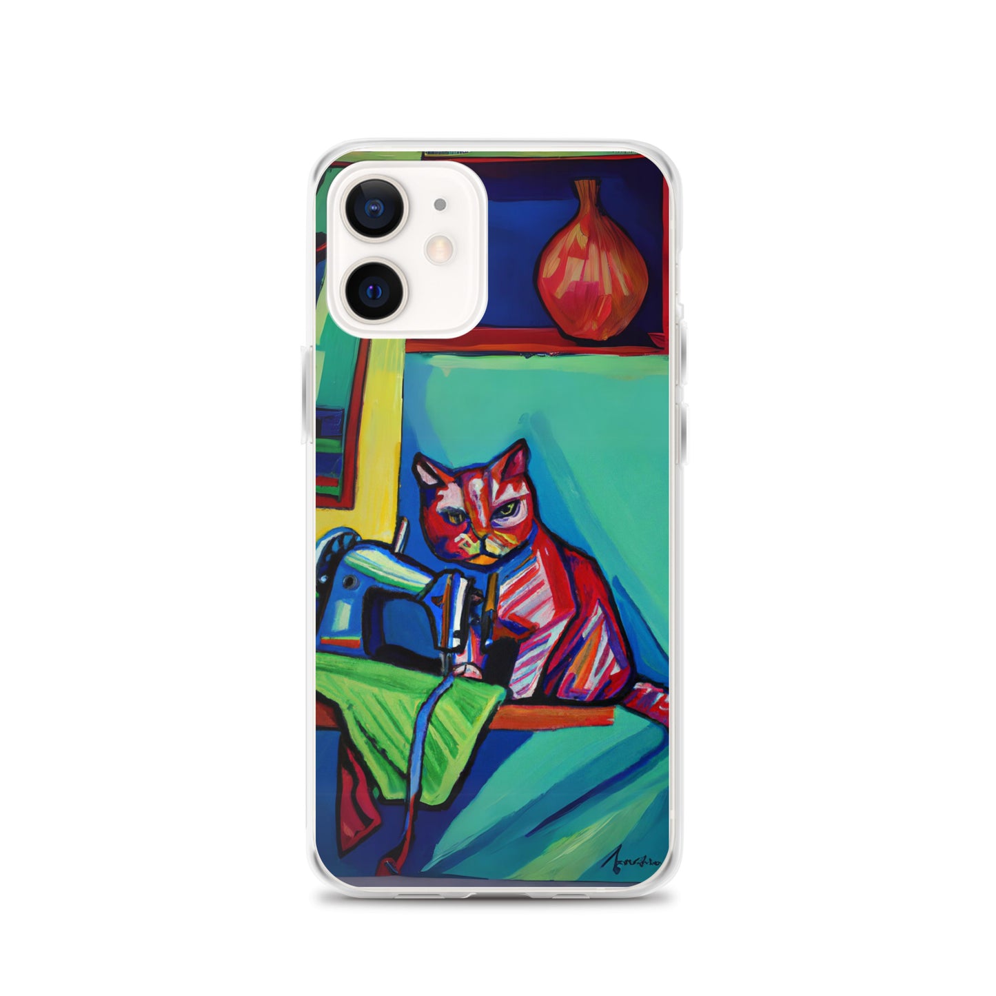 iPhone® "Sewing Cats" Clear Phone Case Design – The Perfect Gift for People who Love to Sew