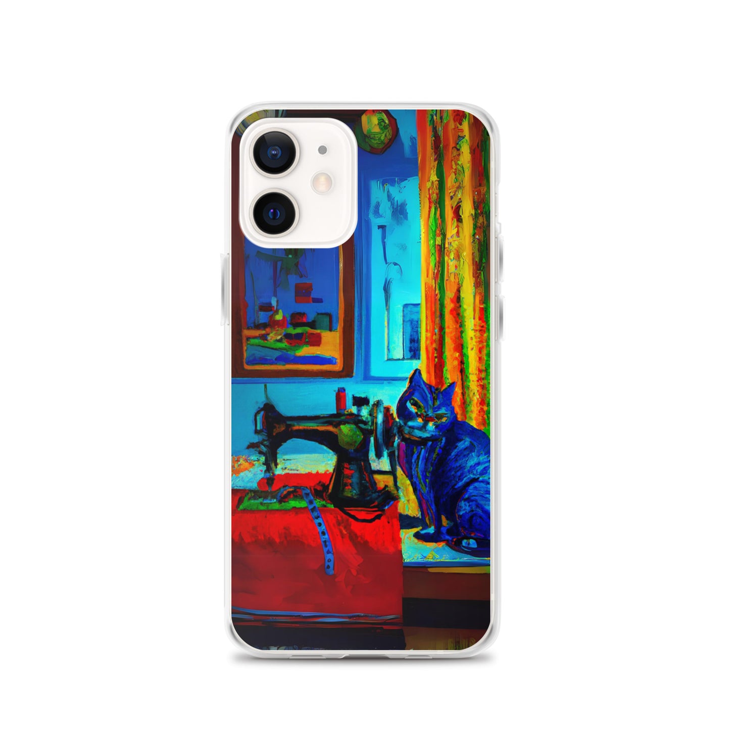 iPhone® "Sewing Cats" Clear Phone Case Design – The Perfect Gift for People who Love to Sew