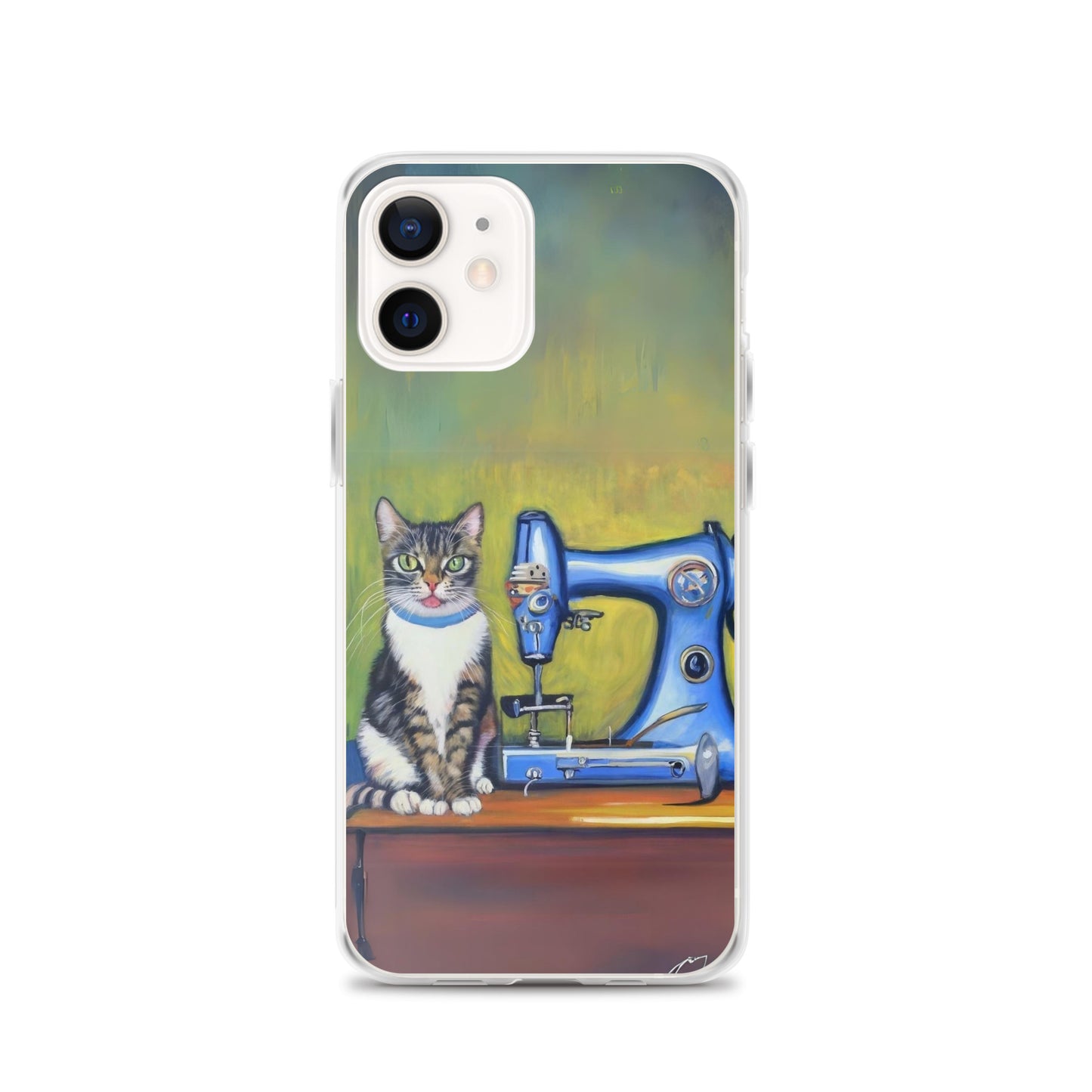 iPhone® "Sewing Cats" Clear Phone Case Design – The Perfect Gift for People who Love to Sew