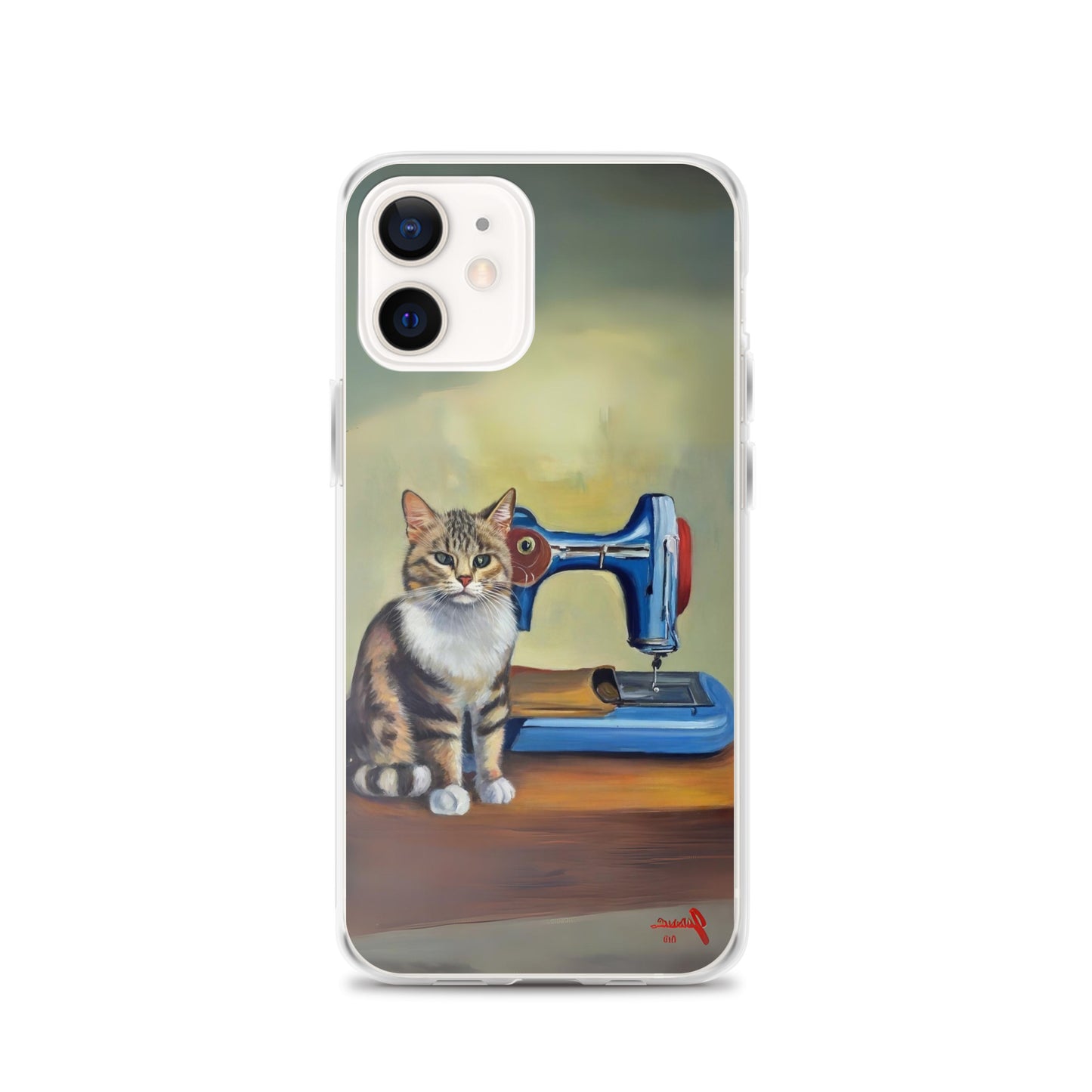 iPhone® "Sewing Cats" Clear Phone Case Design – The Perfect Gift for People who Love to Sew