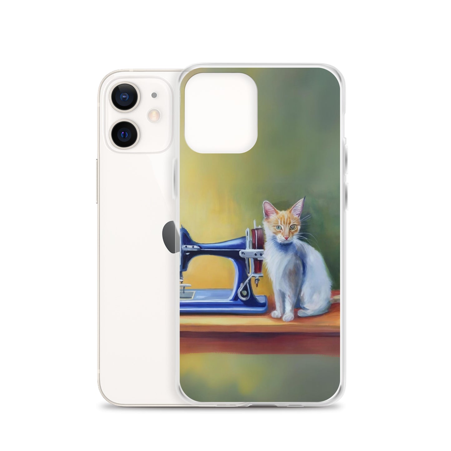 iPhone® "Sewing Cats" Clear Phone Case Design – The Perfect Gift for People who Love to Sew