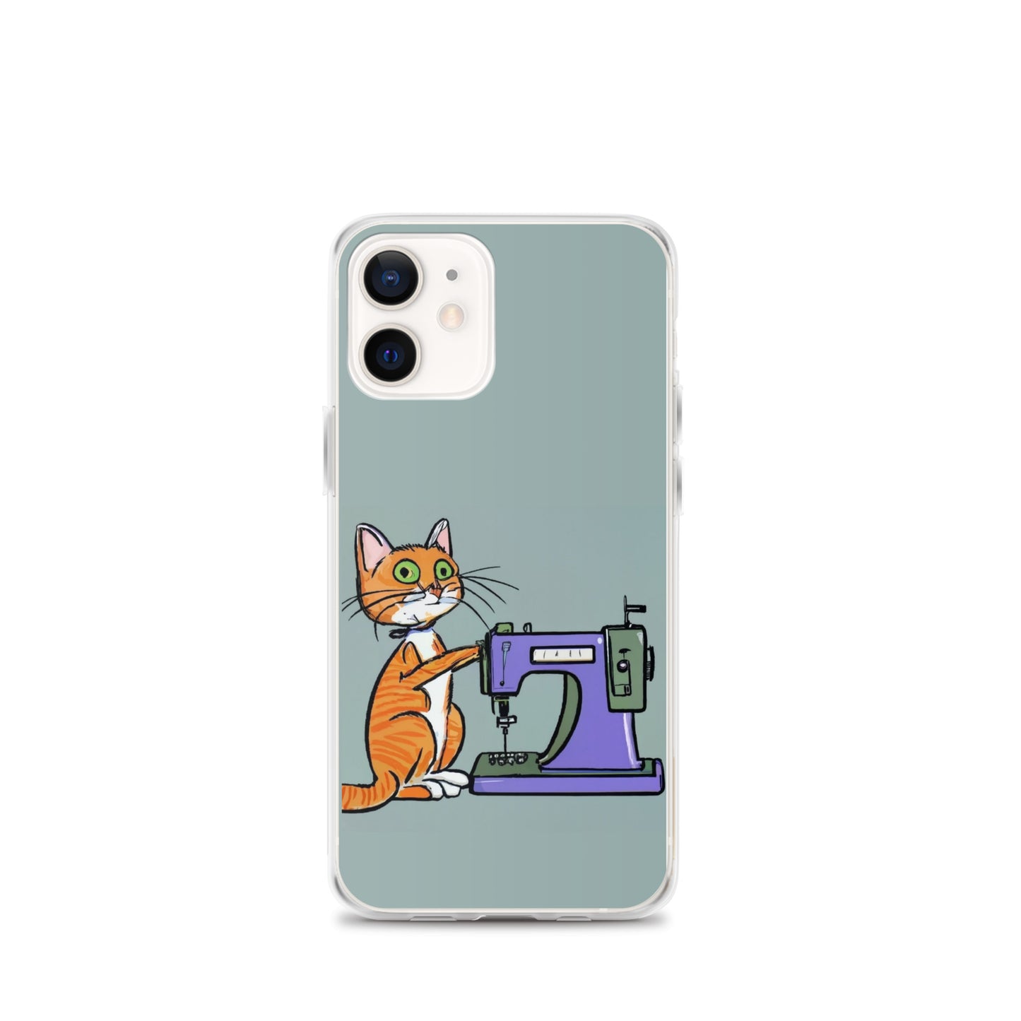 iPhone® "Sewing Cats" Clear Phone Case Design – The Perfect Gift for People who Love to Sew