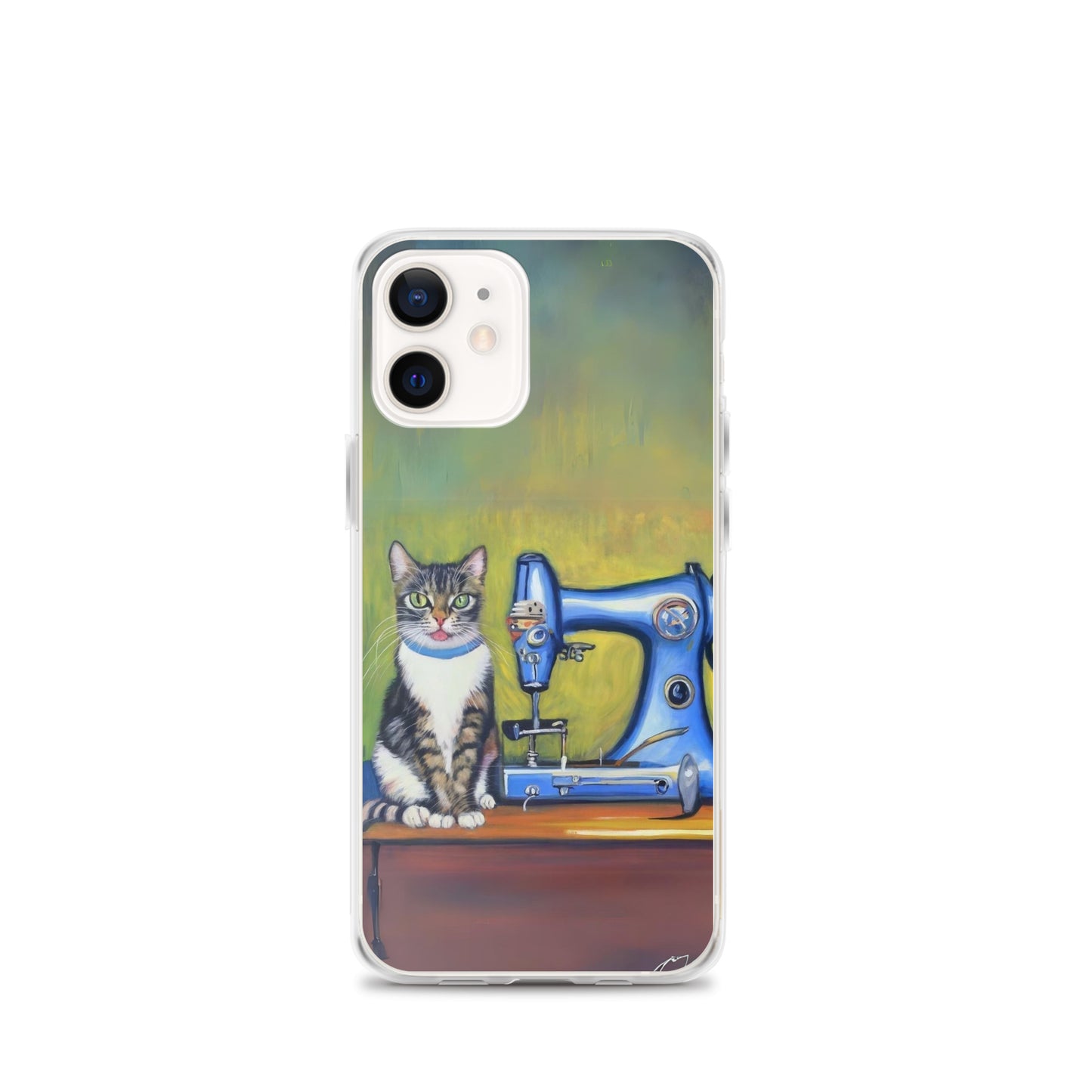 iPhone® "Sewing Cats" Clear Phone Case Design – The Perfect Gift for People who Love to Sew