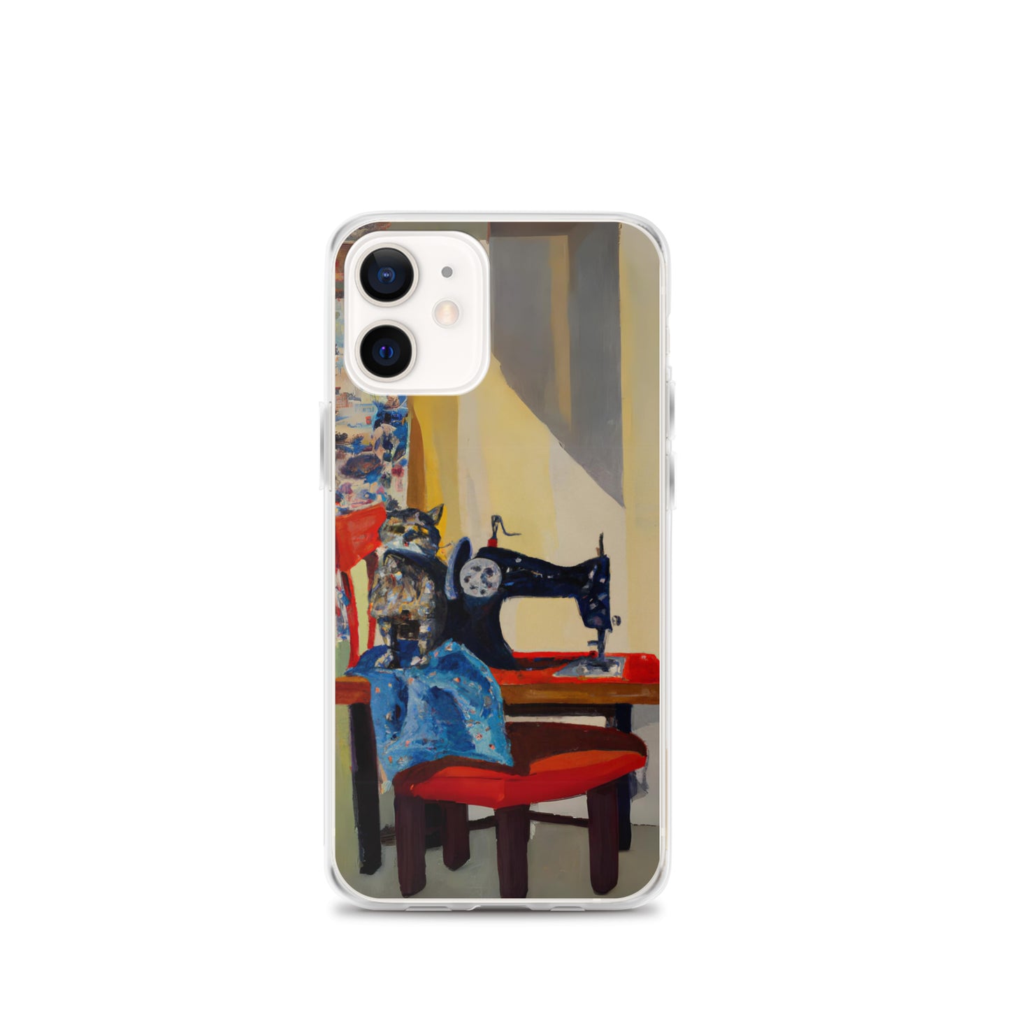 iPhone® "Sewing Cats" Clear Phone Case Design – The Perfect Gift for People who Love to Sew