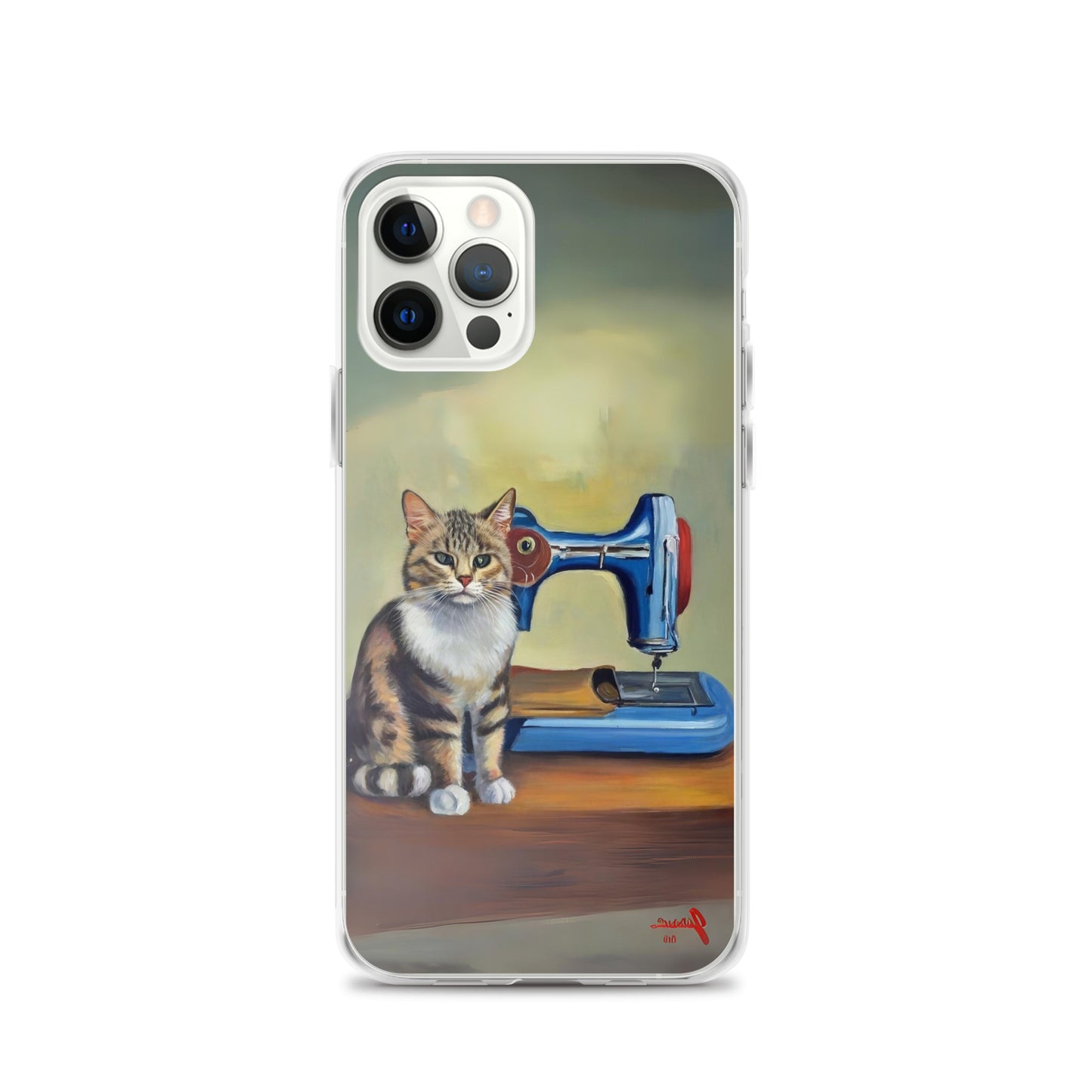 iPhone® "Sewing Cats" Clear Phone Case Design – The Perfect Gift for People who Love to Sew