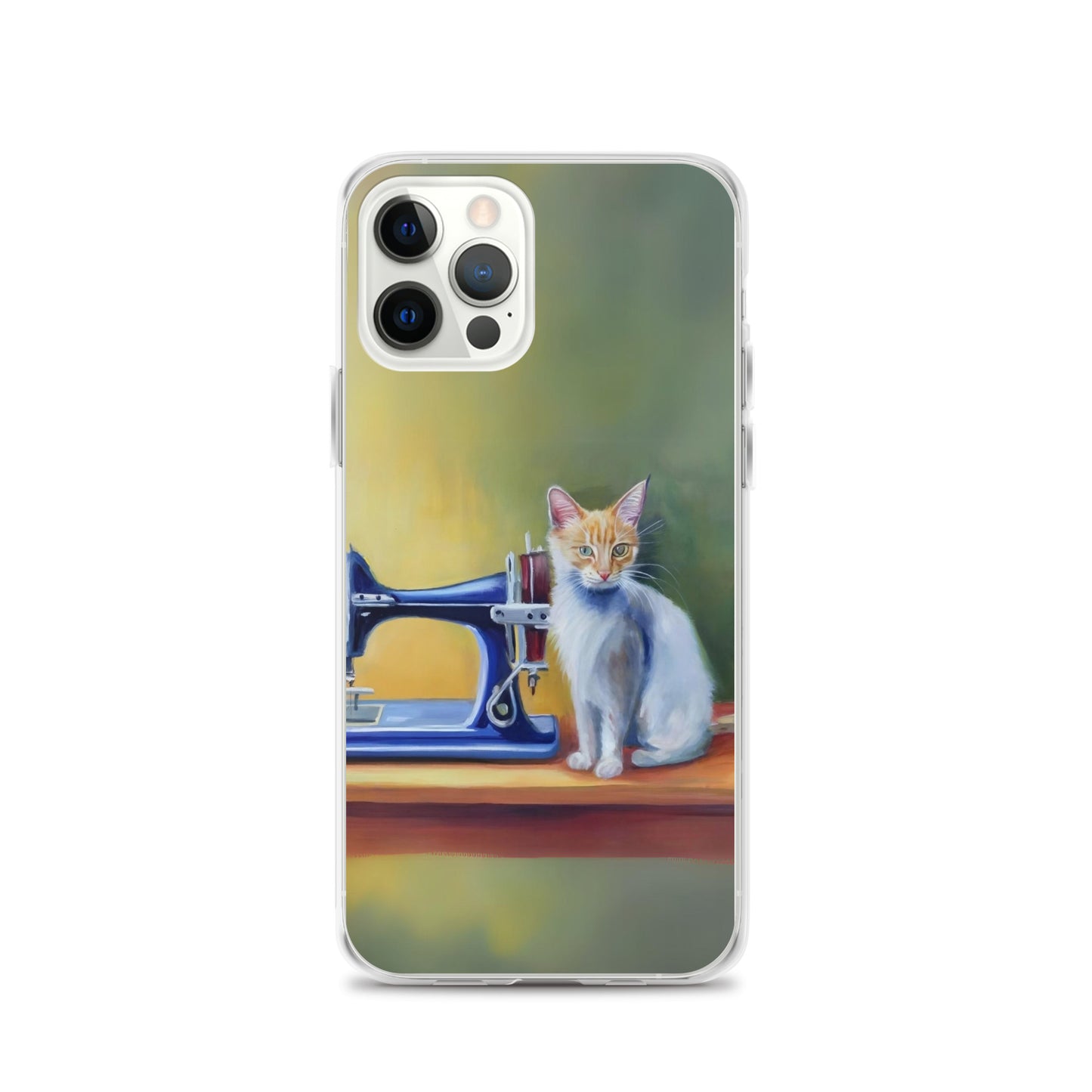 iPhone® "Sewing Cats" Clear Phone Case Design – The Perfect Gift for People who Love to Sew