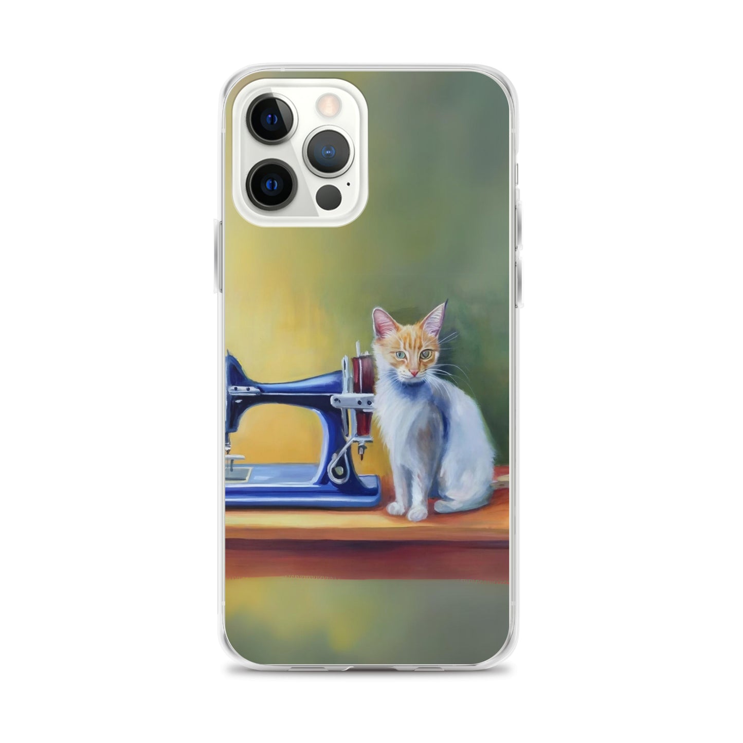 iPhone® "Sewing Cats" Clear Phone Case Design – The Perfect Gift for People who Love to Sew