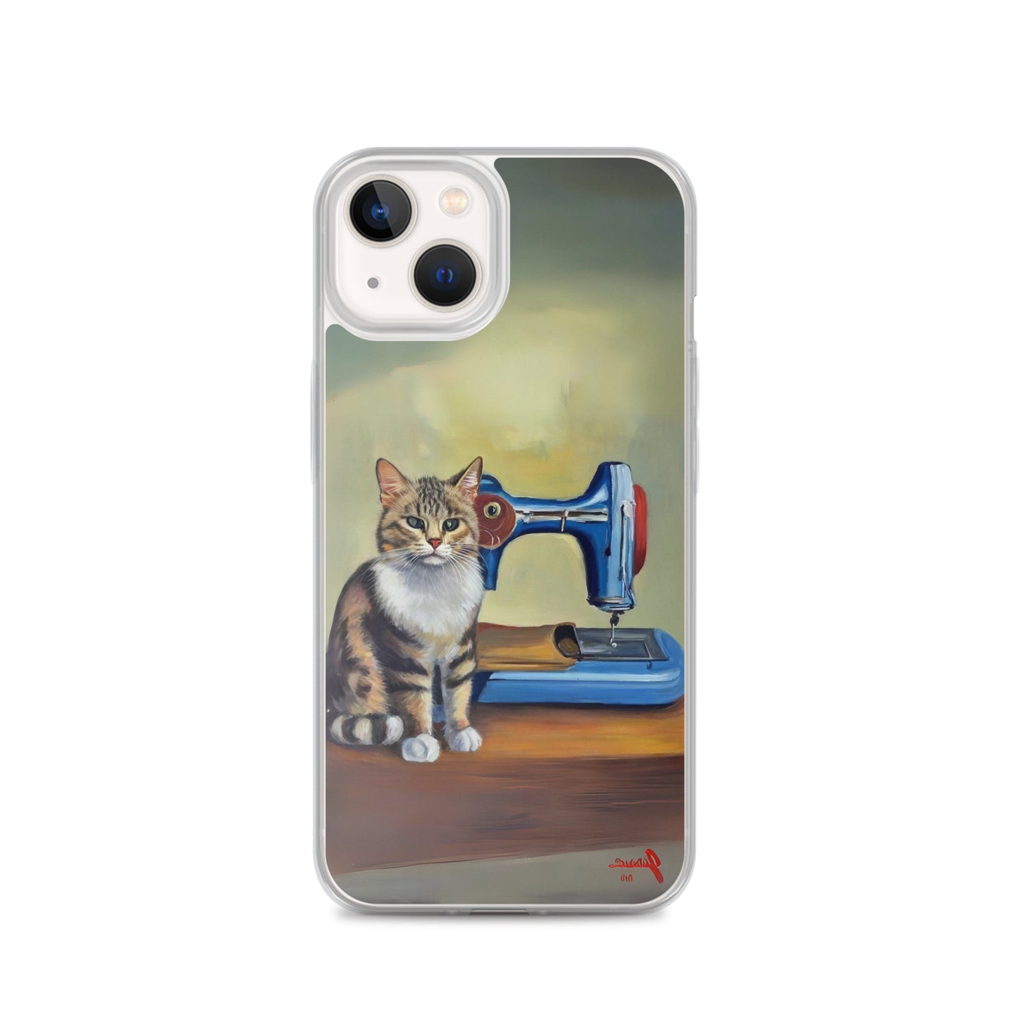 iPhone® "Sewing Cats" Clear Phone Case Design – The Perfect Gift for People who Love to Sew