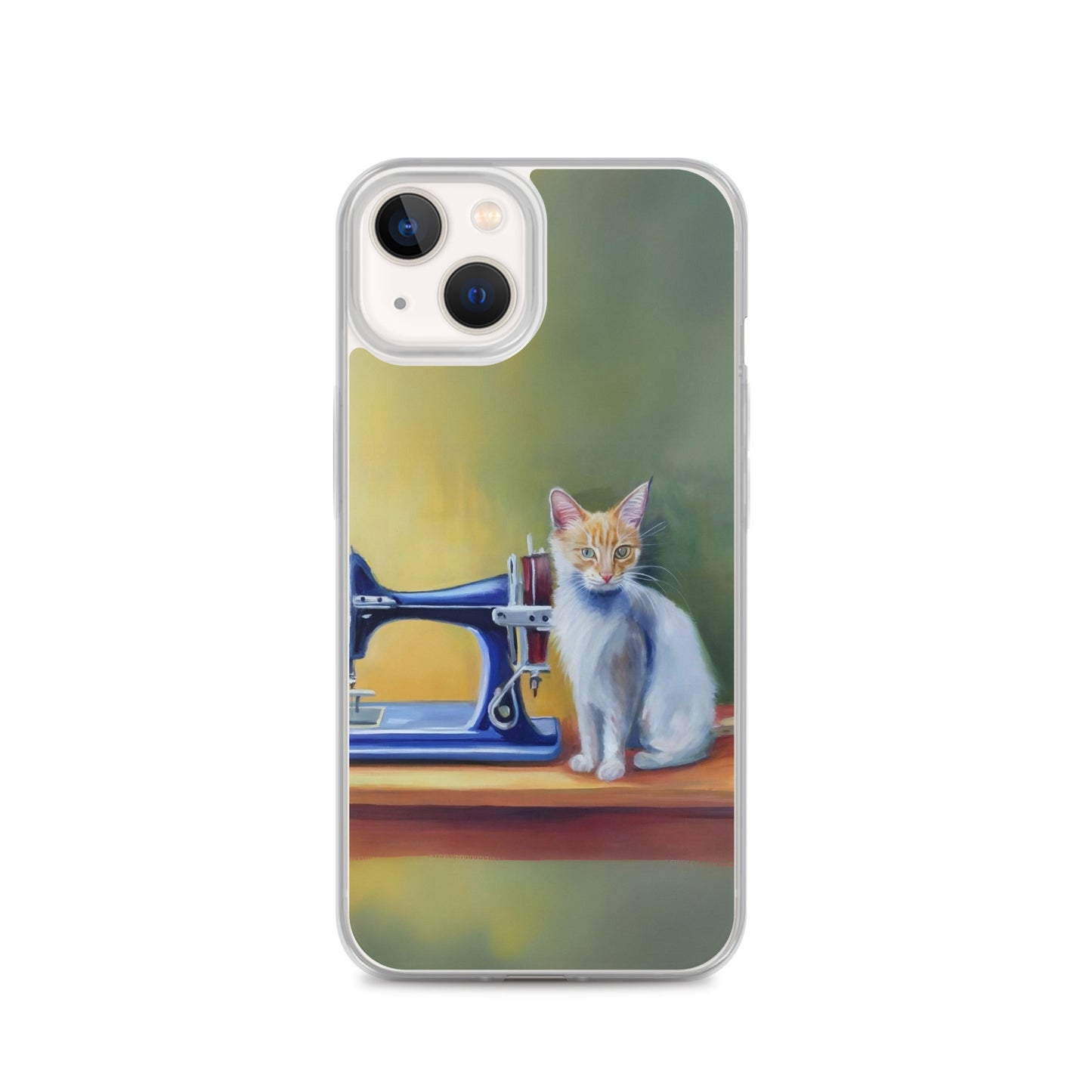 iPhone® "Sewing Cats" Clear Phone Case Design – The Perfect Gift for People who Love to Sew