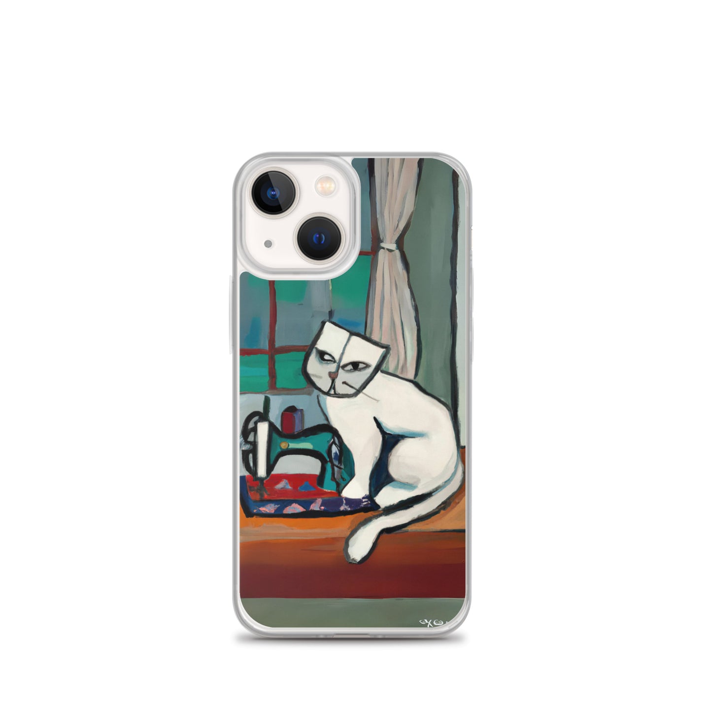 iPhone® "Sewing Cats" Clear Phone Case Design – The Perfect Gift for People who Love to Sew