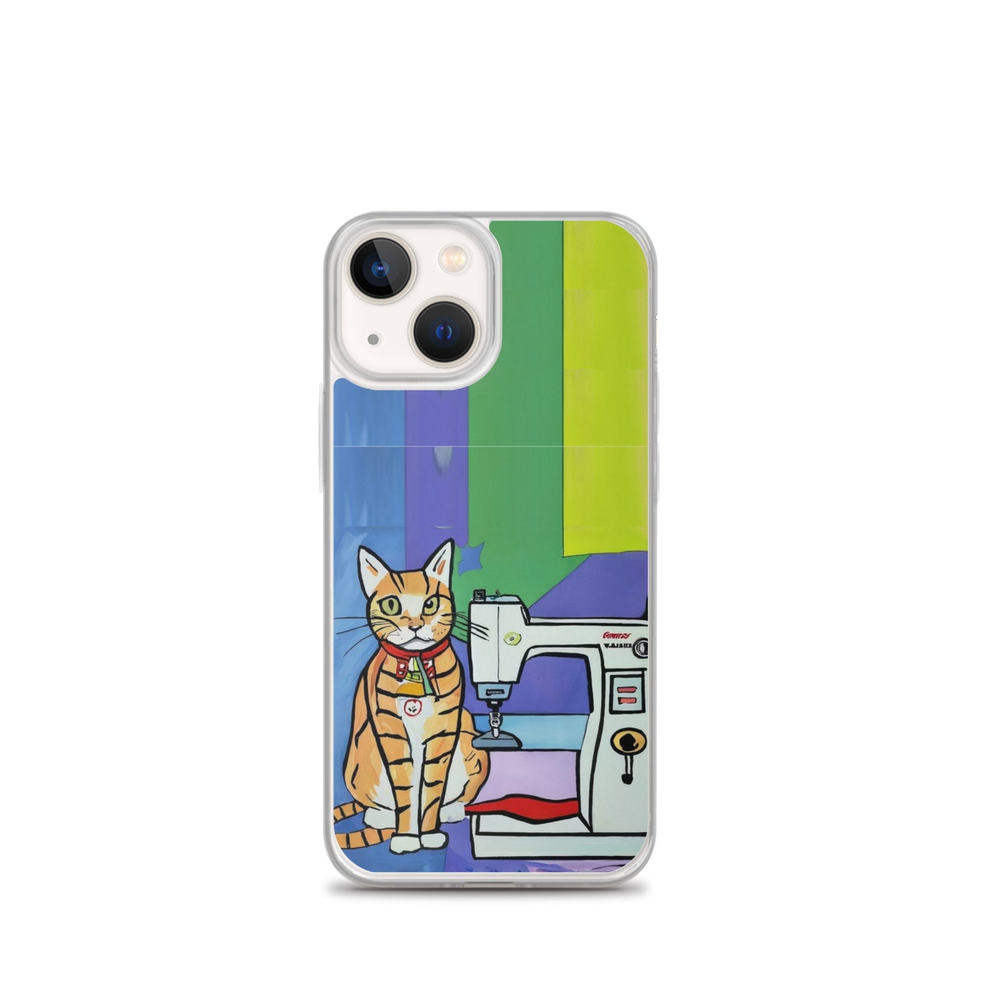 iPhone® "Sewing Cats" Clear Phone Case Design – The Perfect Gift for People who Love to Sew