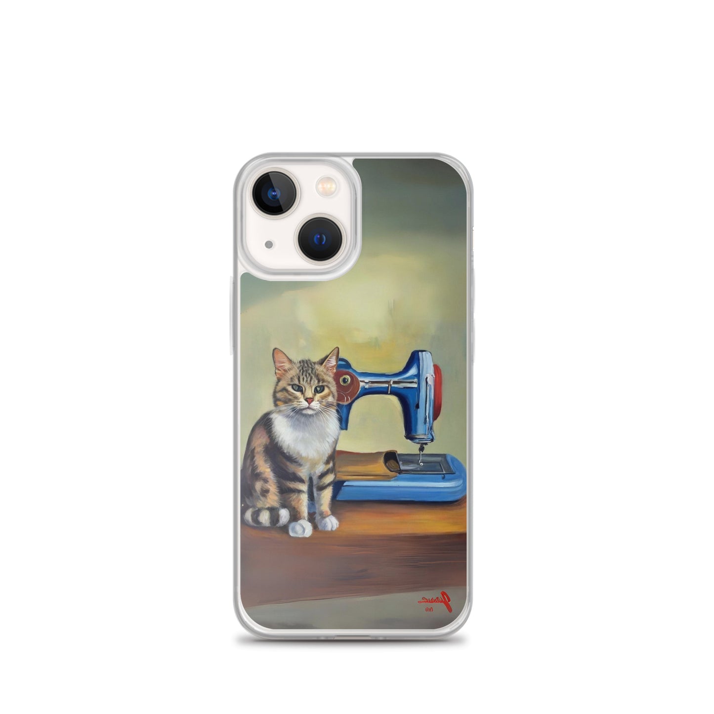 iPhone® "Sewing Cats" Clear Phone Case Design – The Perfect Gift for People who Love to Sew