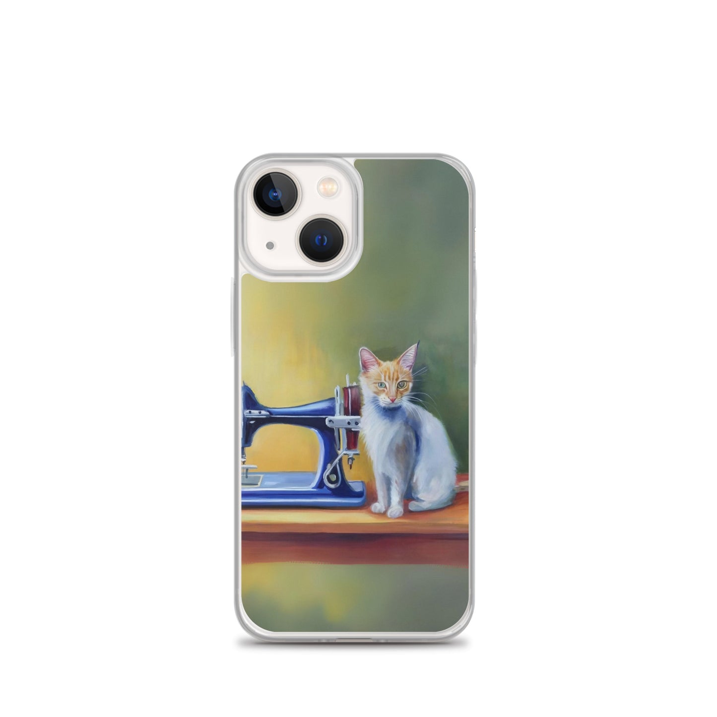 iPhone® "Sewing Cats" Clear Phone Case Design – The Perfect Gift for People who Love to Sew