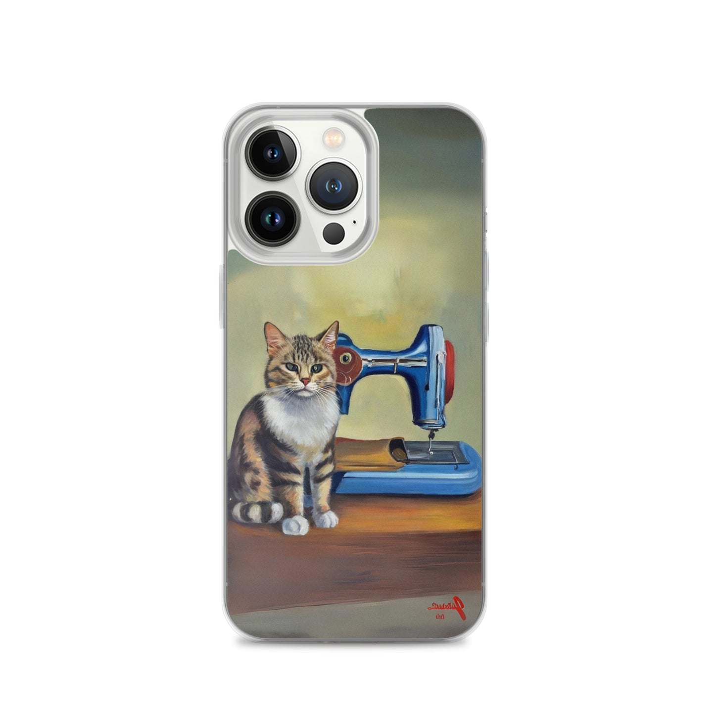 iPhone® "Sewing Cats" Clear Phone Case Design – The Perfect Gift for People who Love to Sew