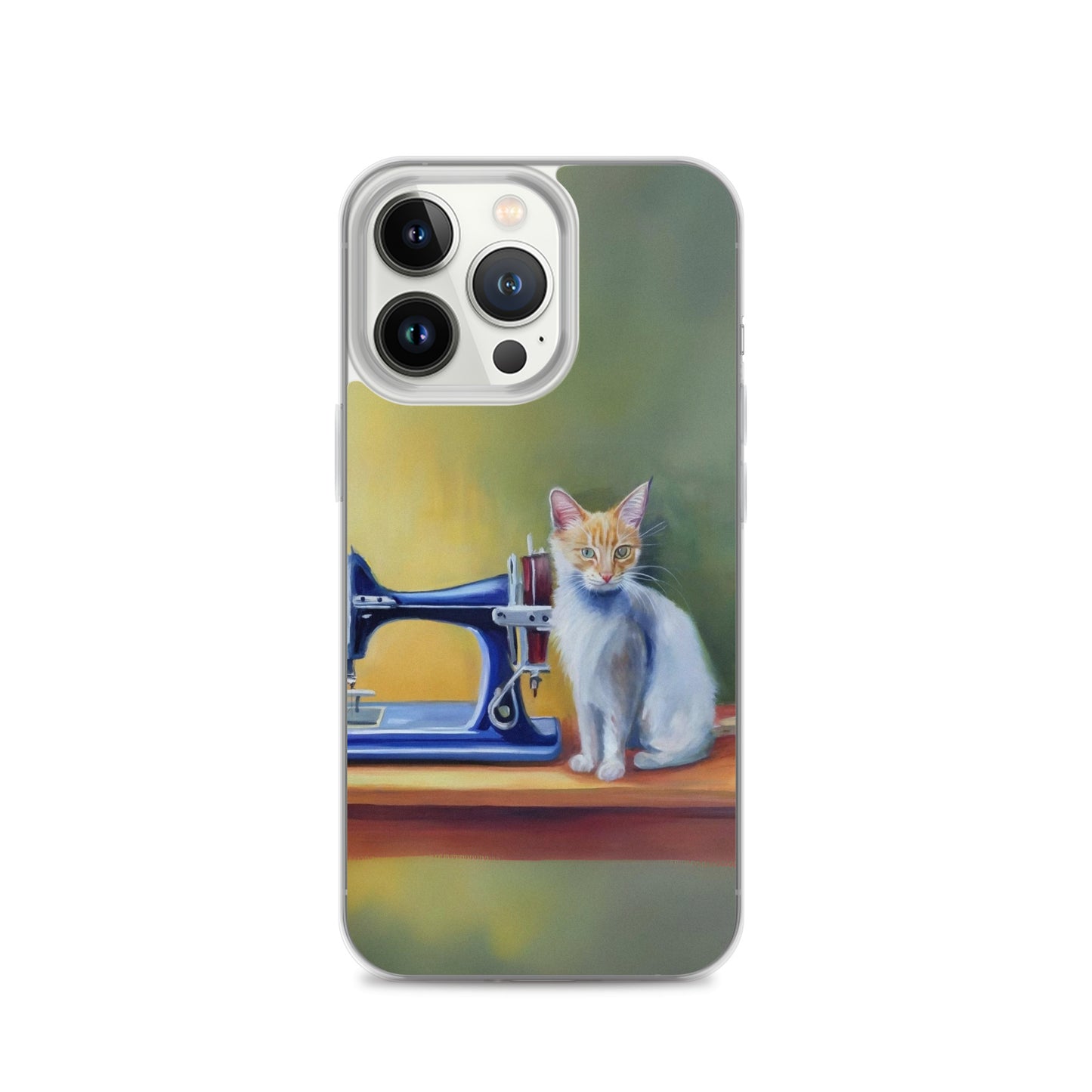 iPhone® "Sewing Cats" Clear Phone Case Design – The Perfect Gift for People who Love to Sew