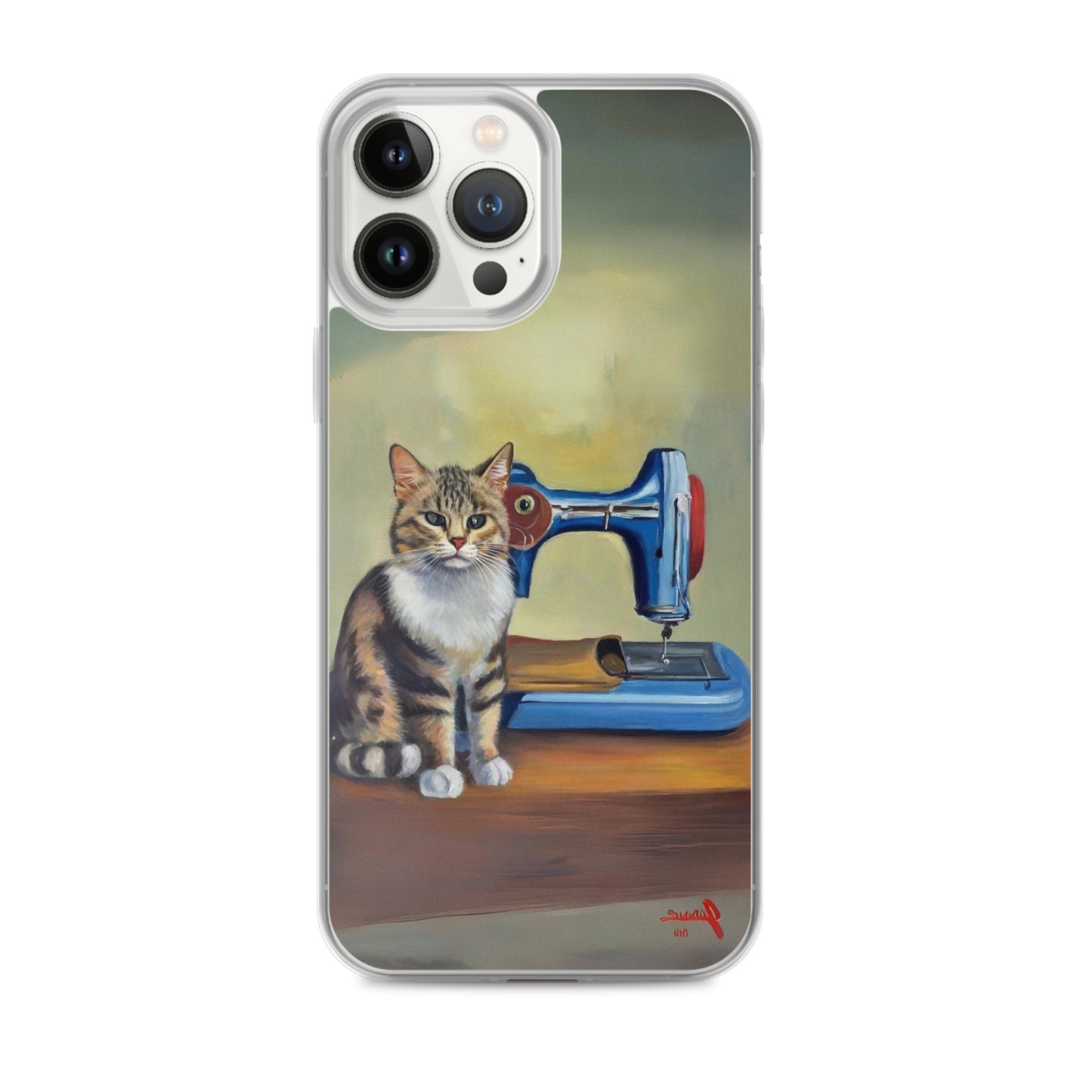 iPhone® "Sewing Cats" Clear Phone Case Design – The Perfect Gift for People who Love to Sew