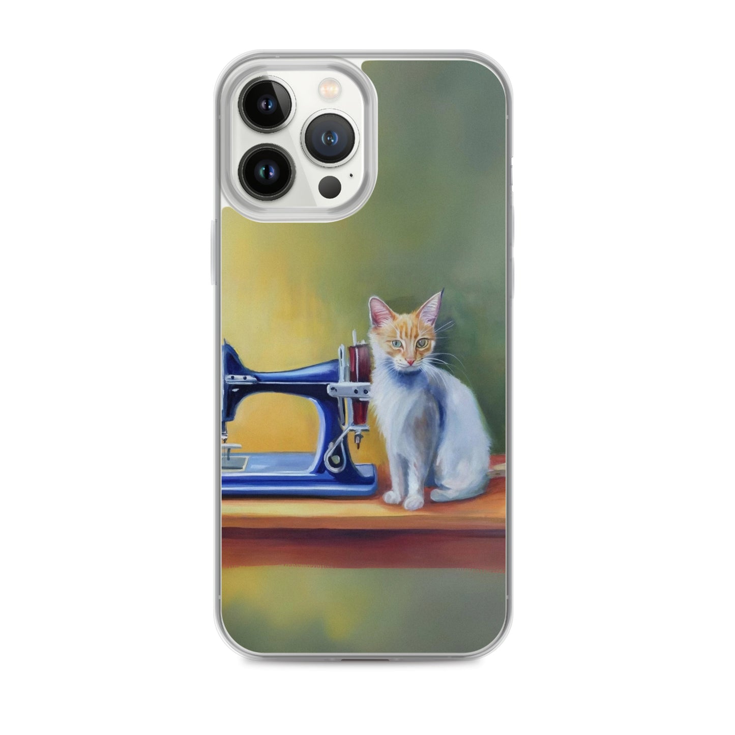 iPhone® "Sewing Cats" Clear Phone Case Design – The Perfect Gift for People who Love to Sew