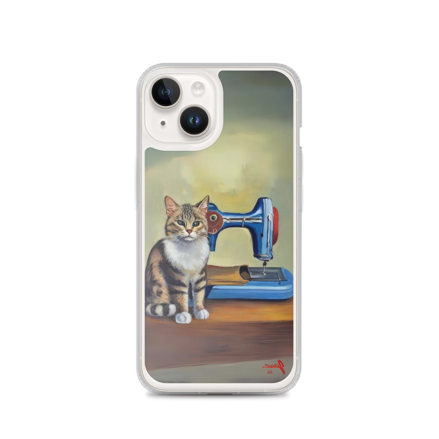 iPhone® "Sewing Cats" Clear Phone Case Design – The Perfect Gift for People who Love to Sew