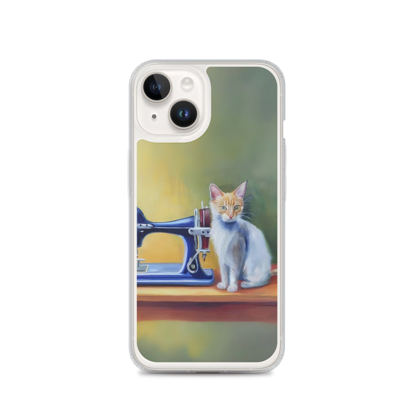 iPhone® "Sewing Cats" Clear Phone Case Design – The Perfect Gift for People who Love to Sew