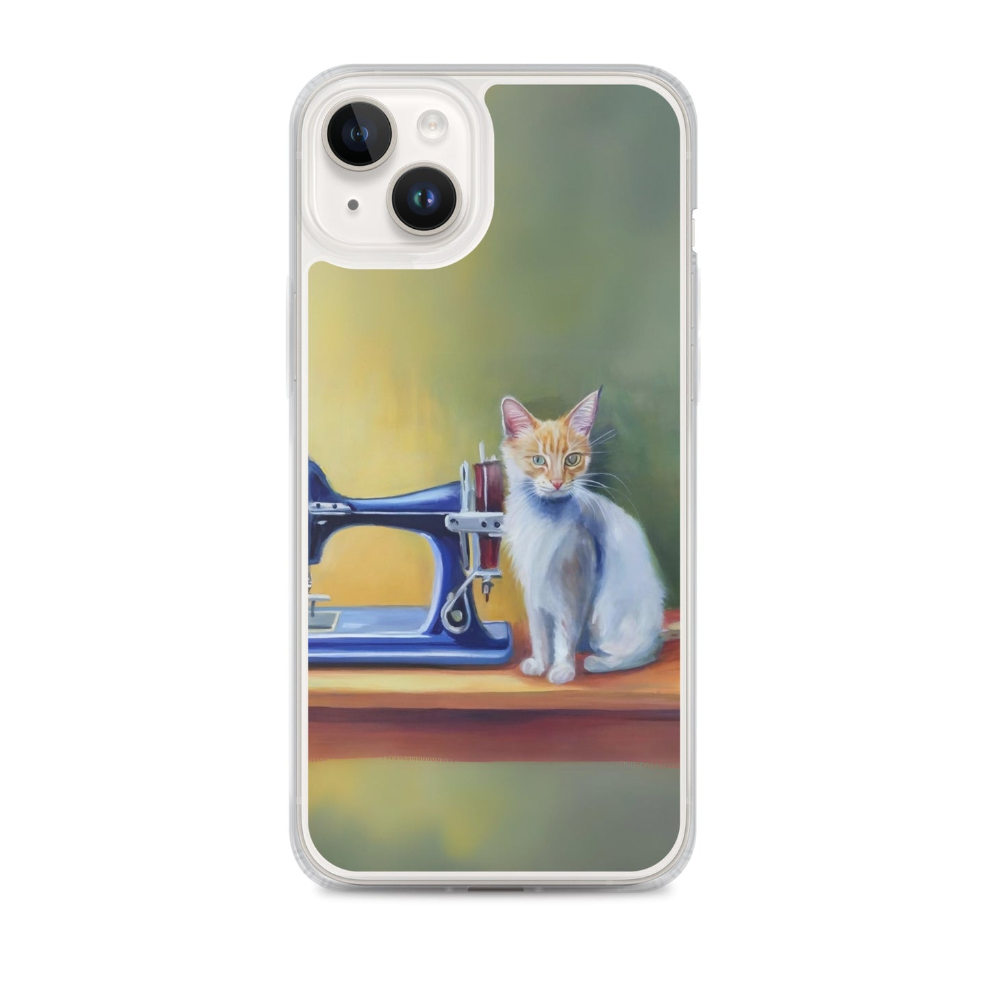 iPhone® "Sewing Cats" Clear Phone Case Design – The Perfect Gift for People who Love to Sew