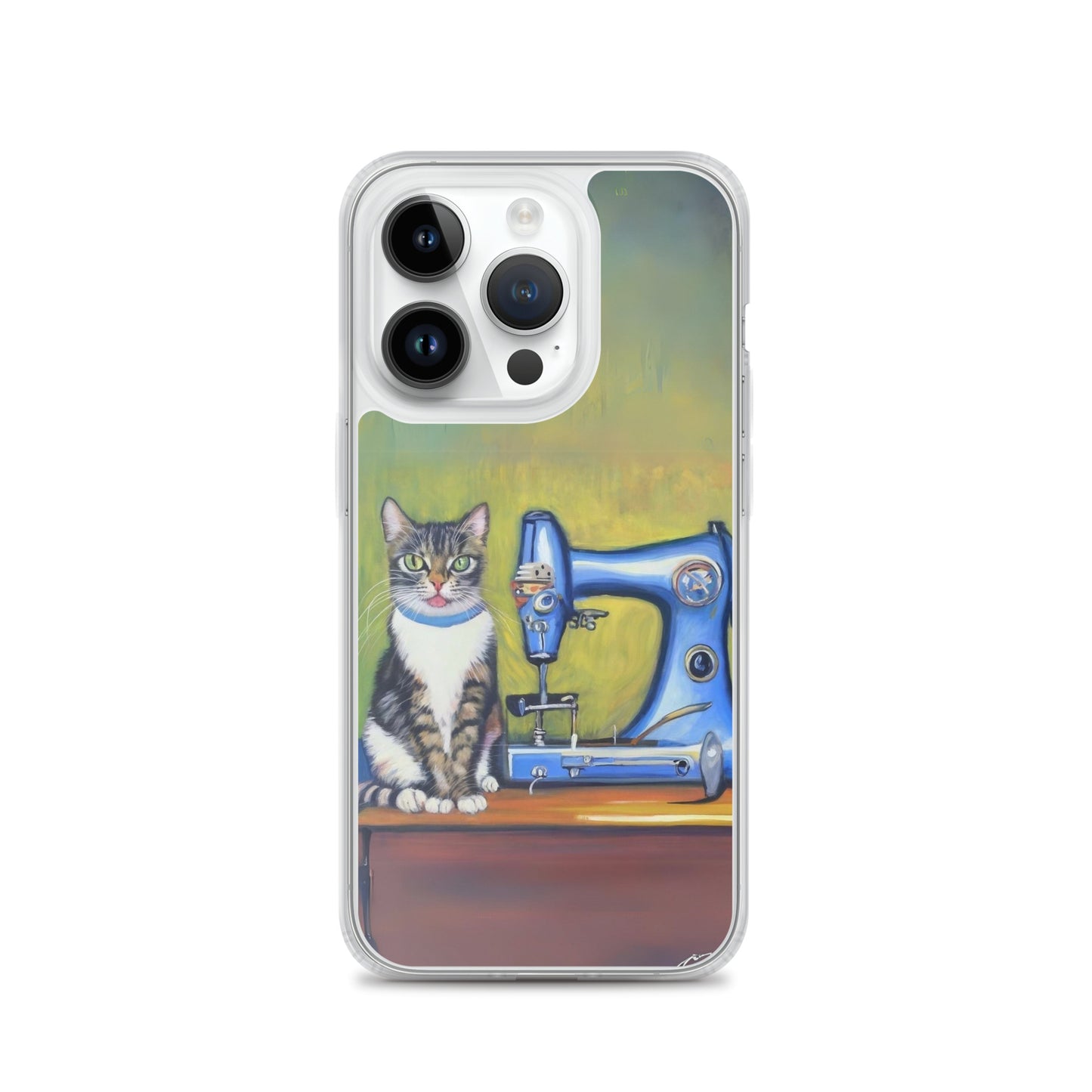 iPhone® "Sewing Cats" Clear Phone Case Design – The Perfect Gift for People who Love to Sew