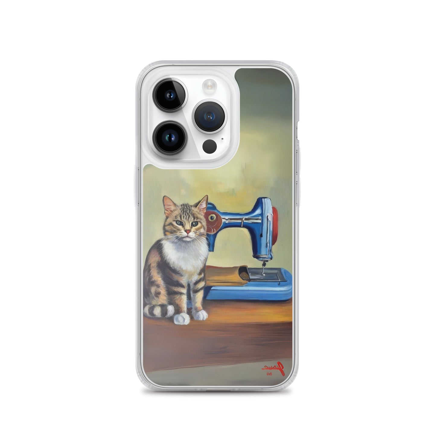 iPhone® "Sewing Cats" Clear Phone Case Design – The Perfect Gift for People who Love to Sew