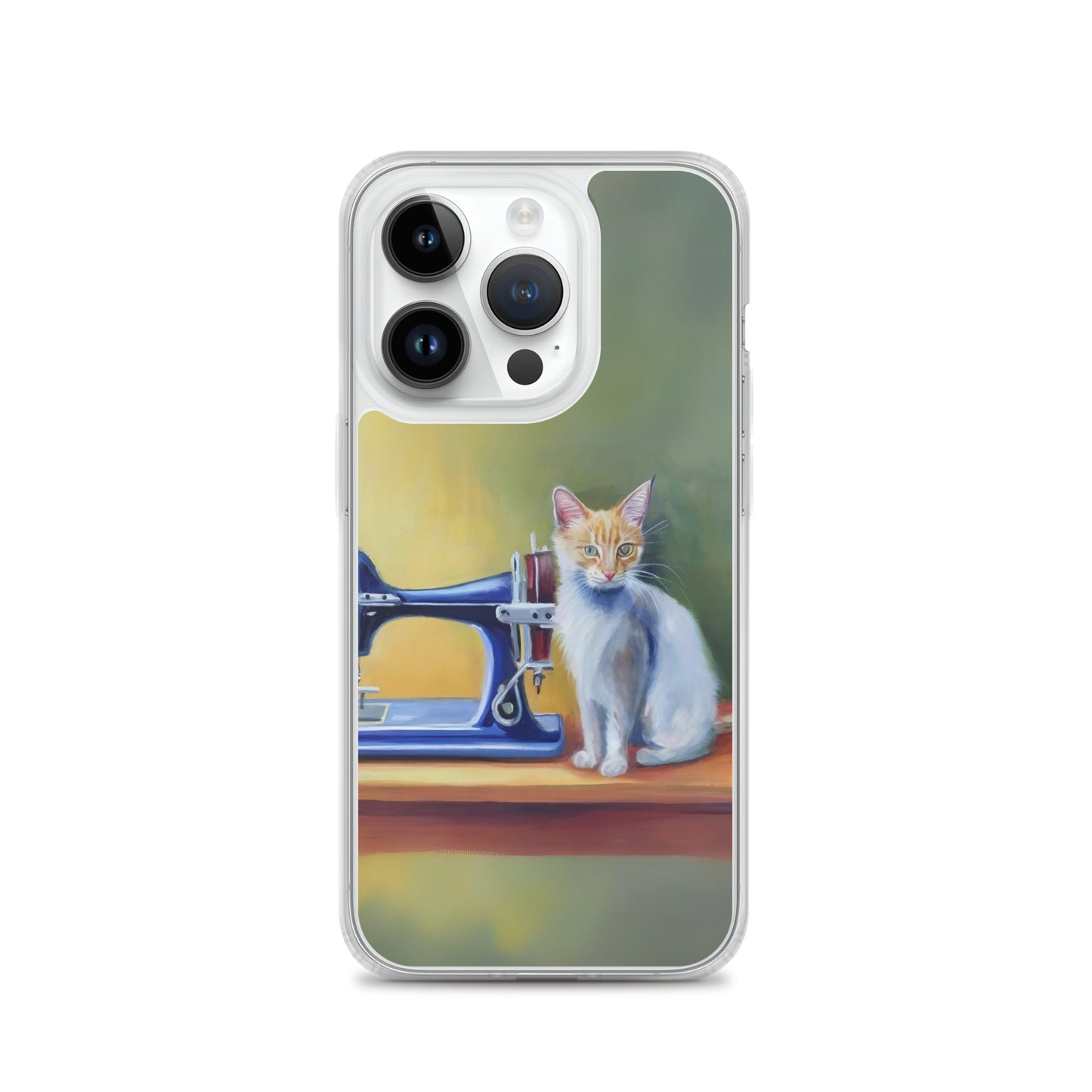 iPhone® "Sewing Cats" Clear Phone Case Design – The Perfect Gift for People who Love to Sew