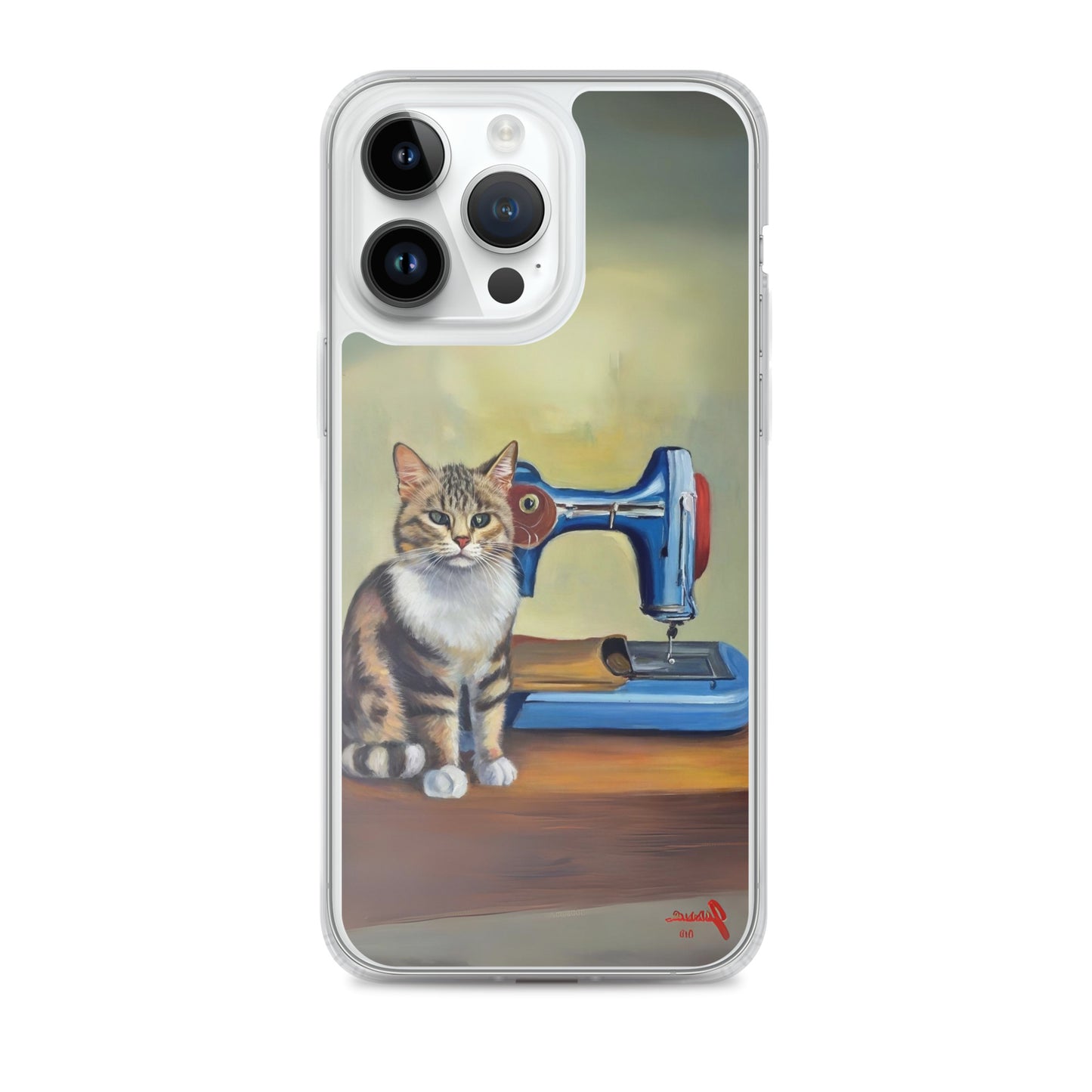 iPhone® "Sewing Cats" Clear Phone Case Design – The Perfect Gift for People who Love to Sew