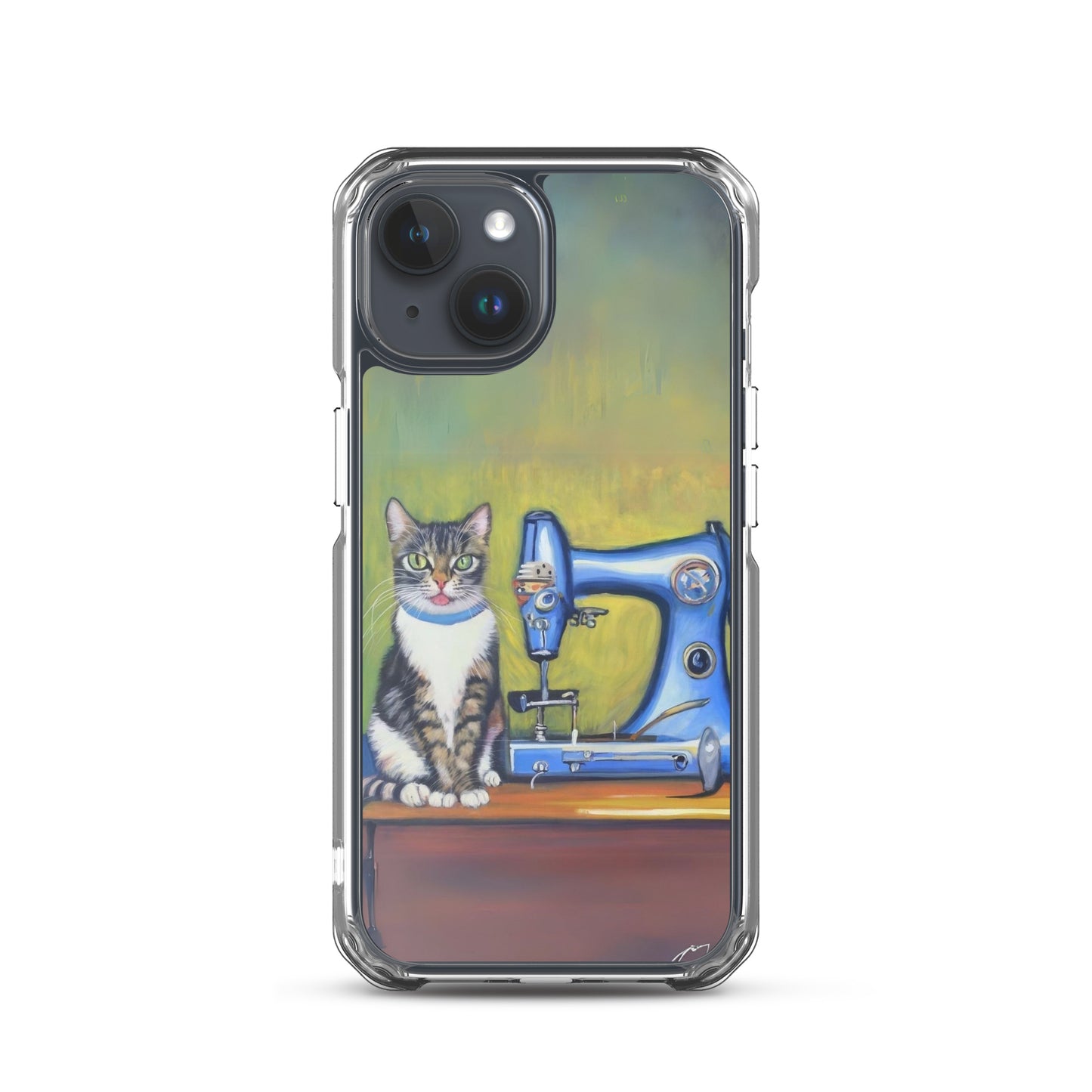 iPhone® "Sewing Cats" Clear Phone Case Design – The Perfect Gift for People who Love to Sew