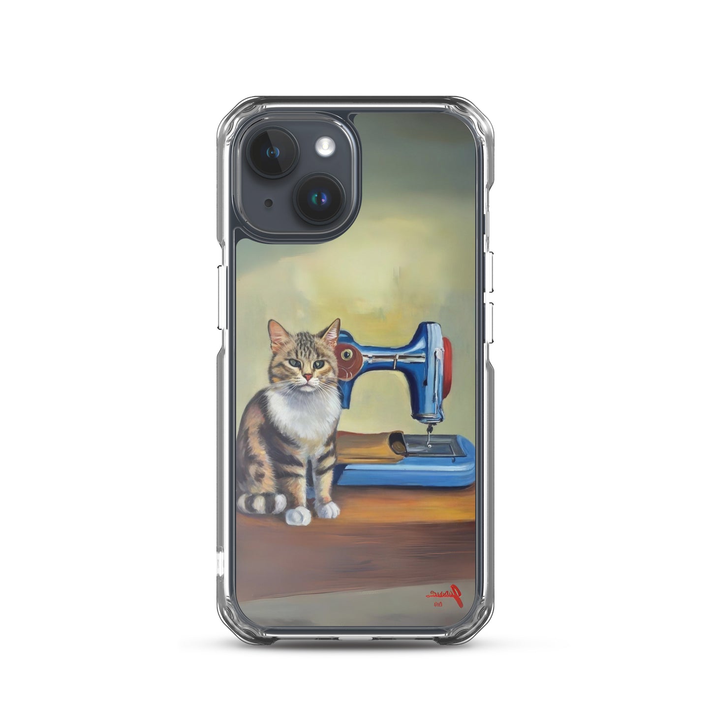 iPhone® "Sewing Cats" Clear Phone Case Design – The Perfect Gift for People who Love to Sew