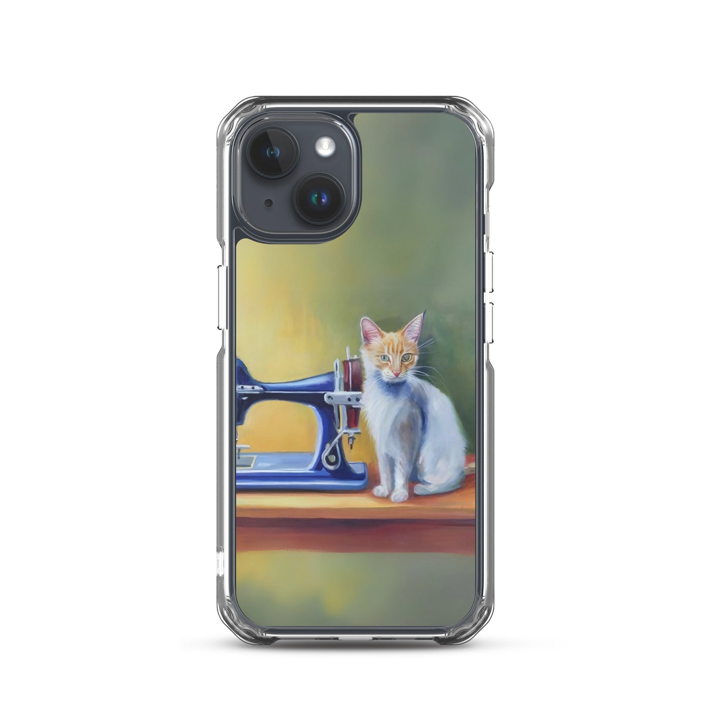 iPhone® "Sewing Cats" Clear Phone Case Design – The Perfect Gift for People who Love to Sew