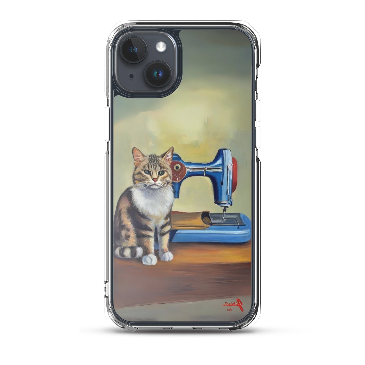 iPhone® "Sewing Cats" Clear Phone Case Design – The Perfect Gift for People who Love to Sew