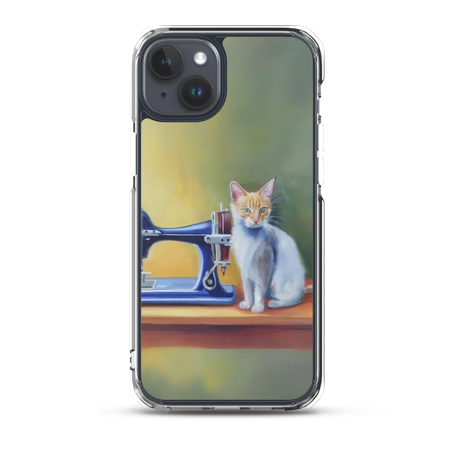 iPhone® "Sewing Cats" Clear Phone Case Design – The Perfect Gift for People who Love to Sew