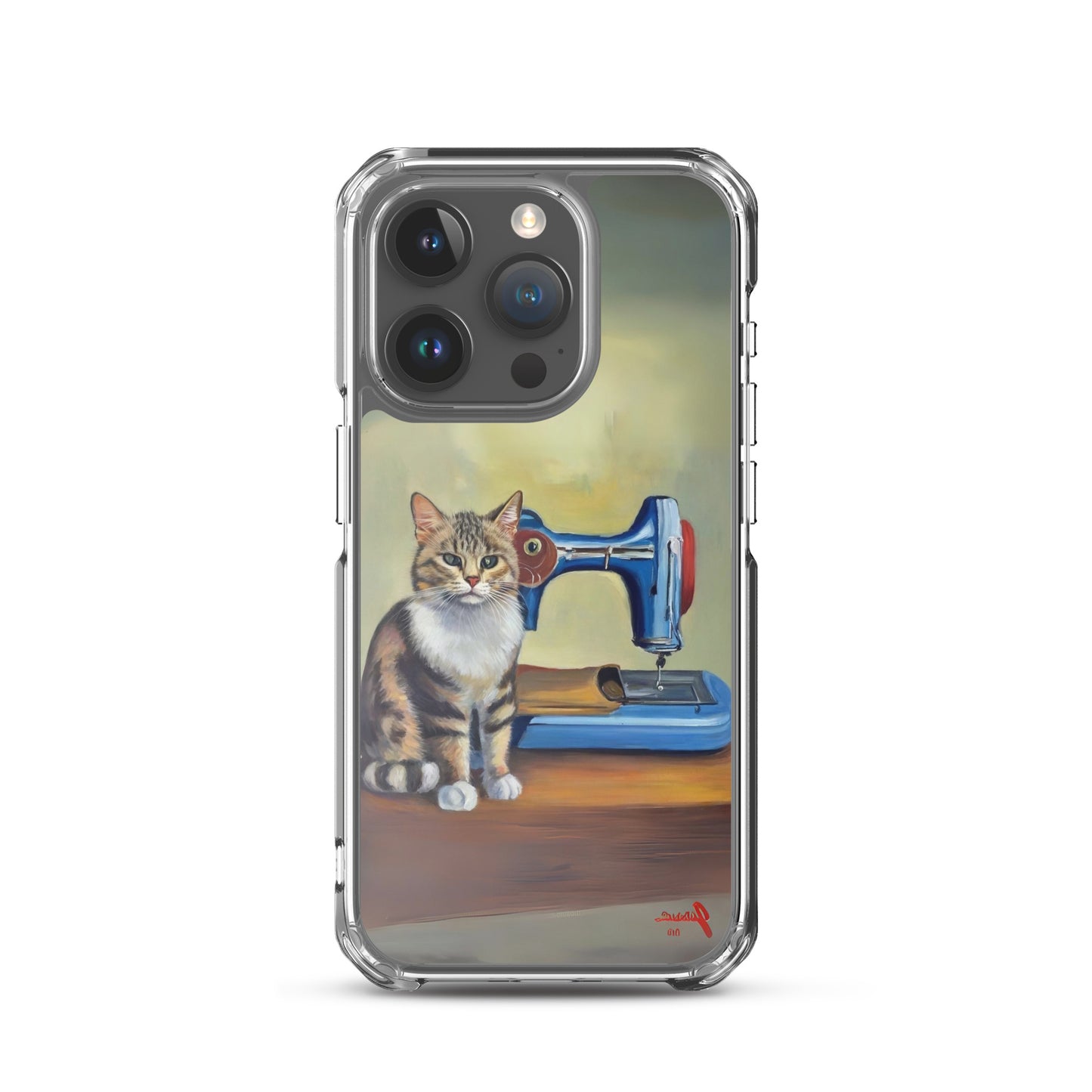 iPhone® "Sewing Cats" Clear Phone Case Design – The Perfect Gift for People who Love to Sew