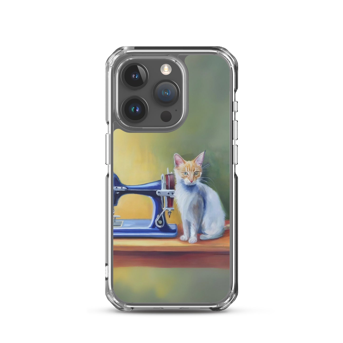 iPhone® "Sewing Cats" Clear Phone Case Design – The Perfect Gift for People who Love to Sew