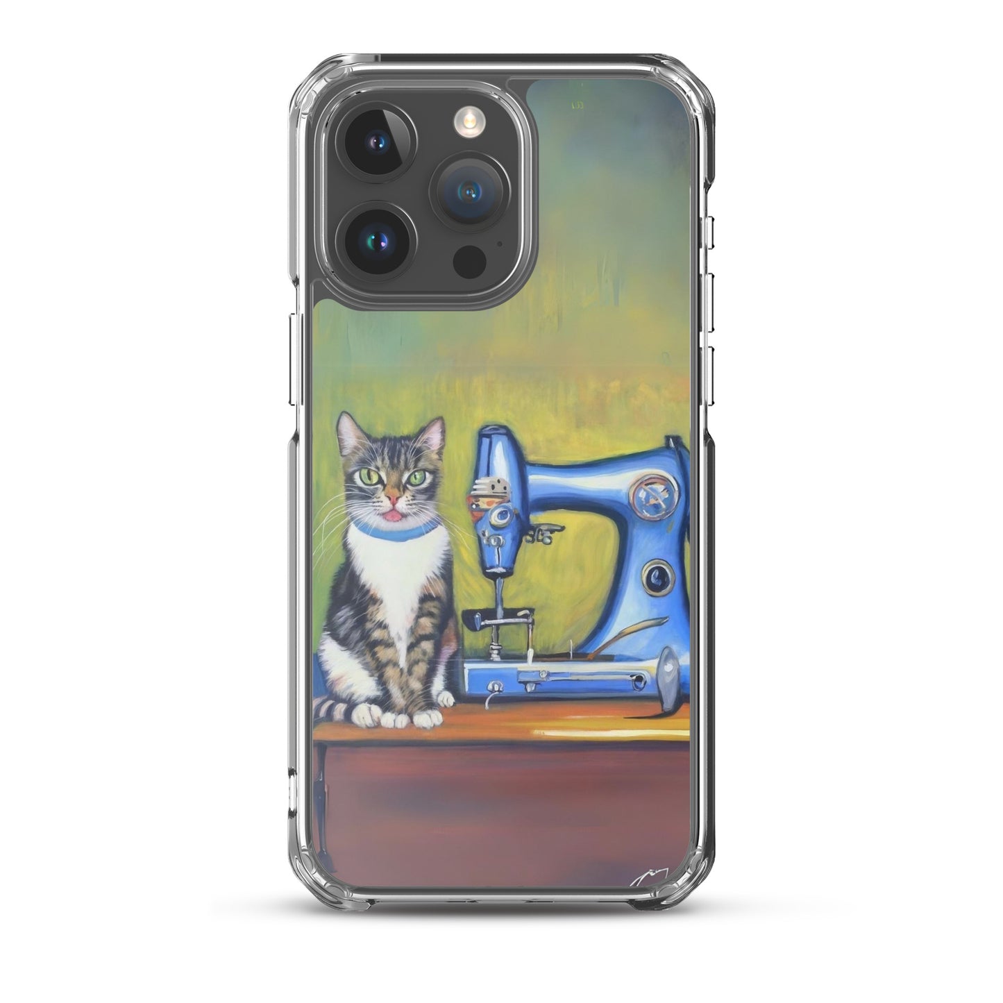 iPhone® "Sewing Cats" Clear Phone Case Design – The Perfect Gift for People who Love to Sew