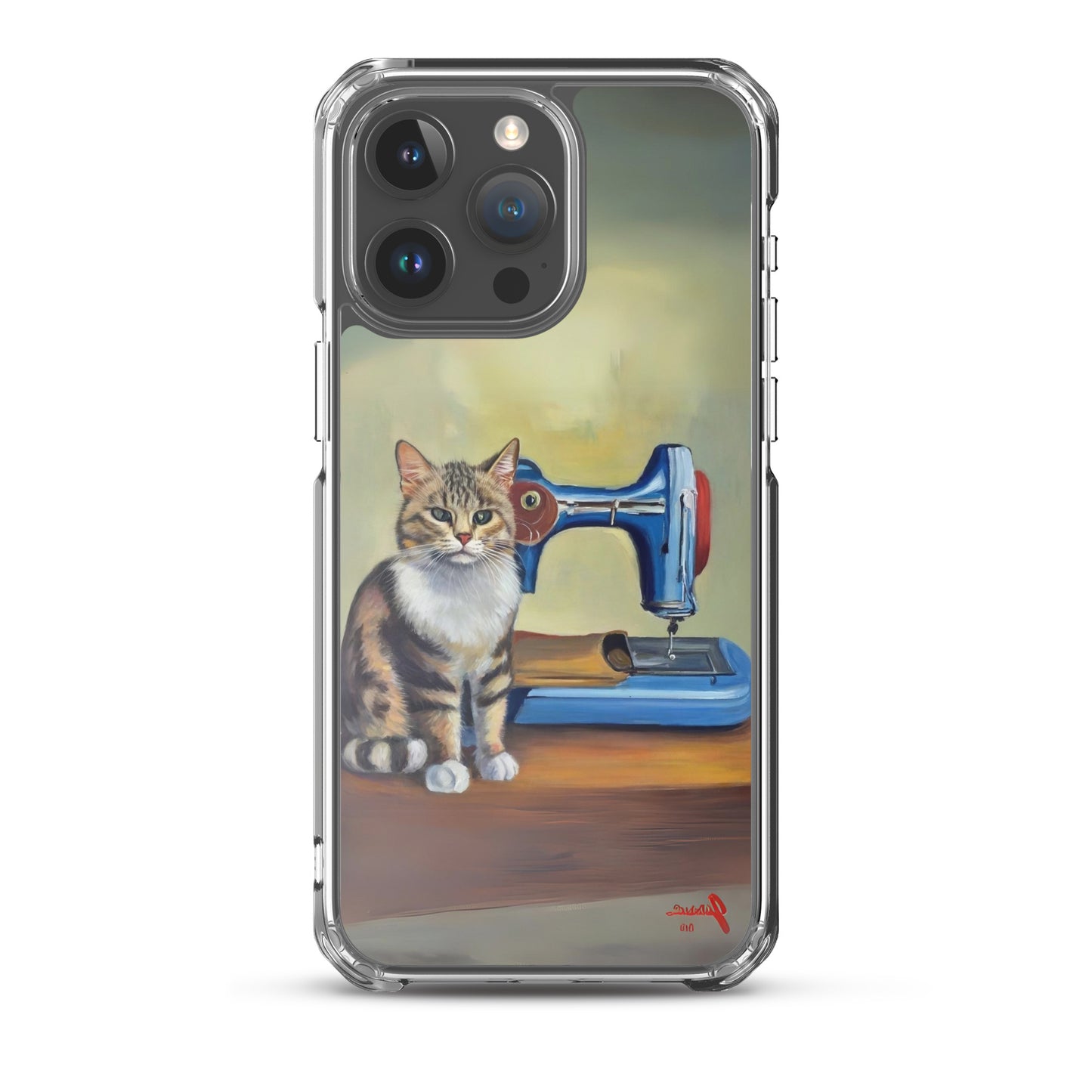 iPhone® "Sewing Cats" Clear Phone Case Design – The Perfect Gift for People who Love to Sew