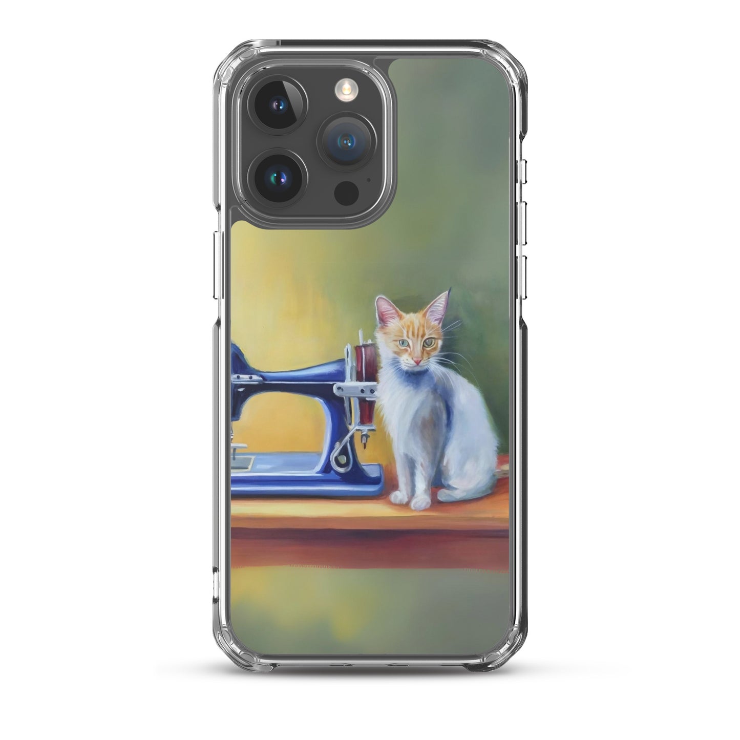 iPhone® "Sewing Cats" Clear Phone Case Design – The Perfect Gift for People who Love to Sew