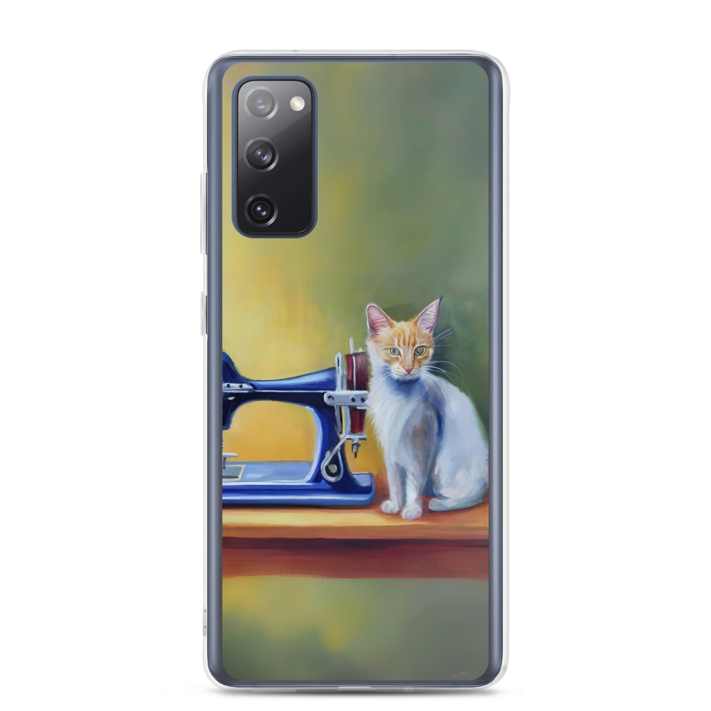 Samsung® Galaxy "Sewing Cats" Clear Phone Case Design – The Perfect Gift for People who Love to Sew